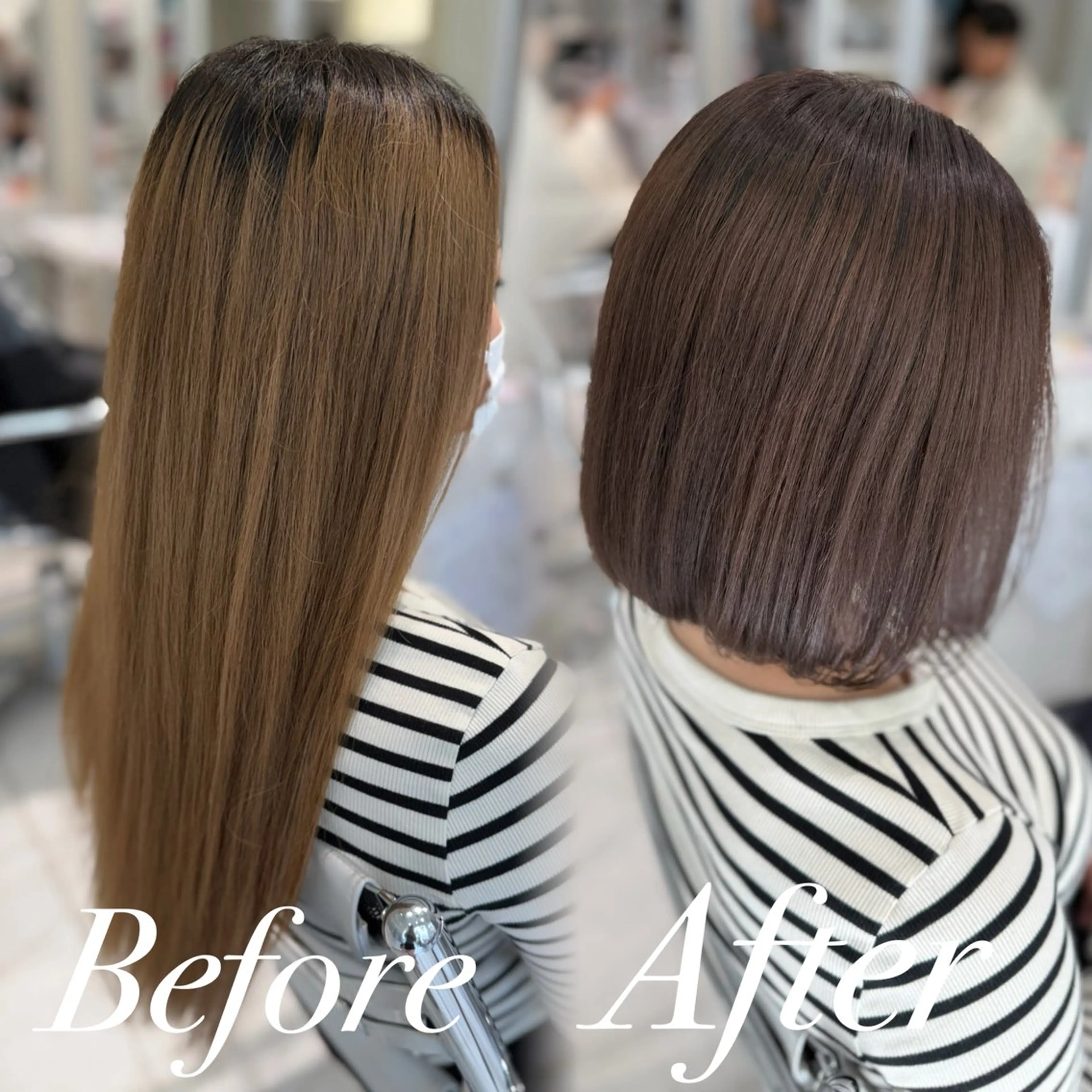 ショート カット ヘアカラー 韓国スタイル🇰🇷 児島葉月のヘアスタイル