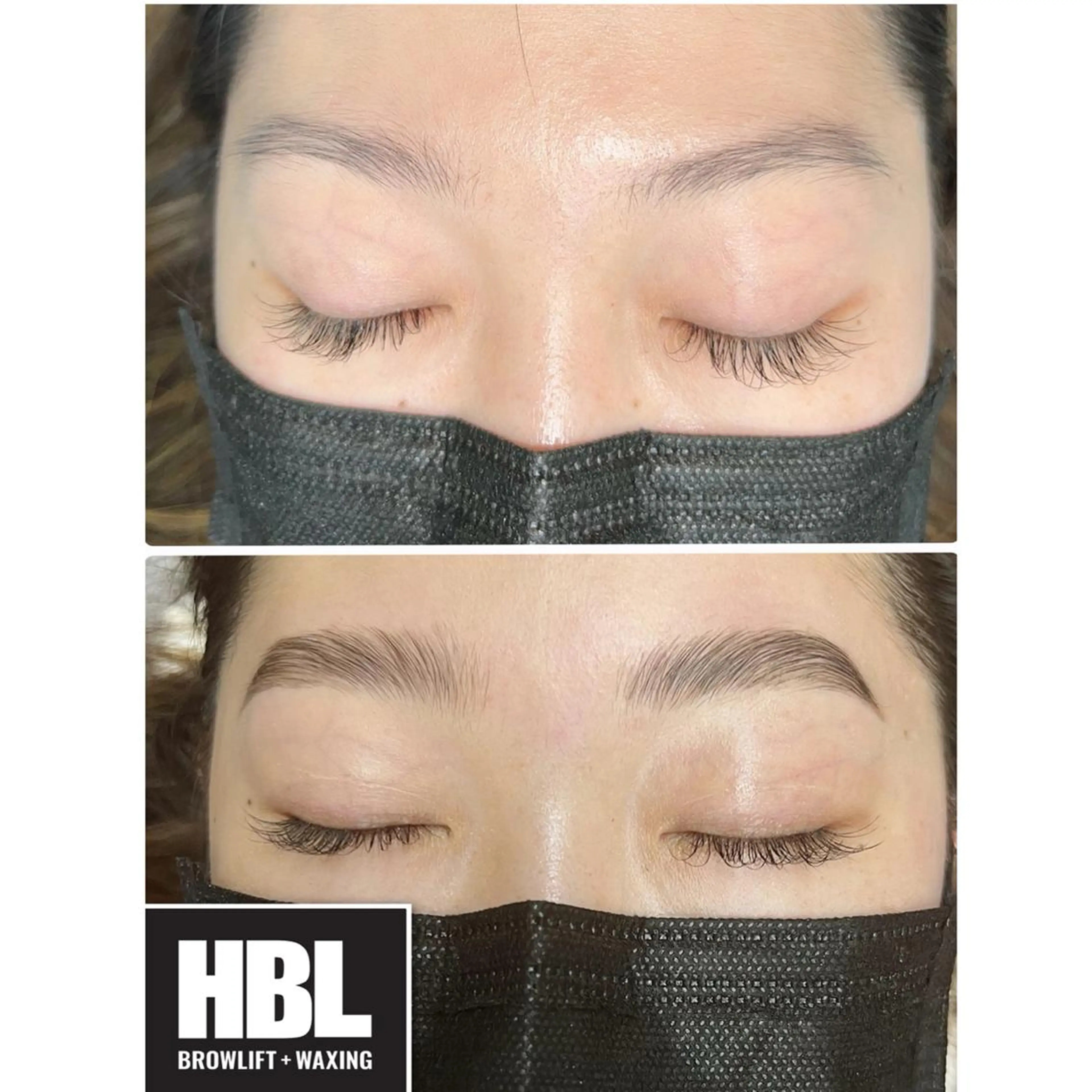 今話題の!!𝐇𝐁𝐋眉毛パーマ✖️𝐖𝐀𝐗・初回限定の写真