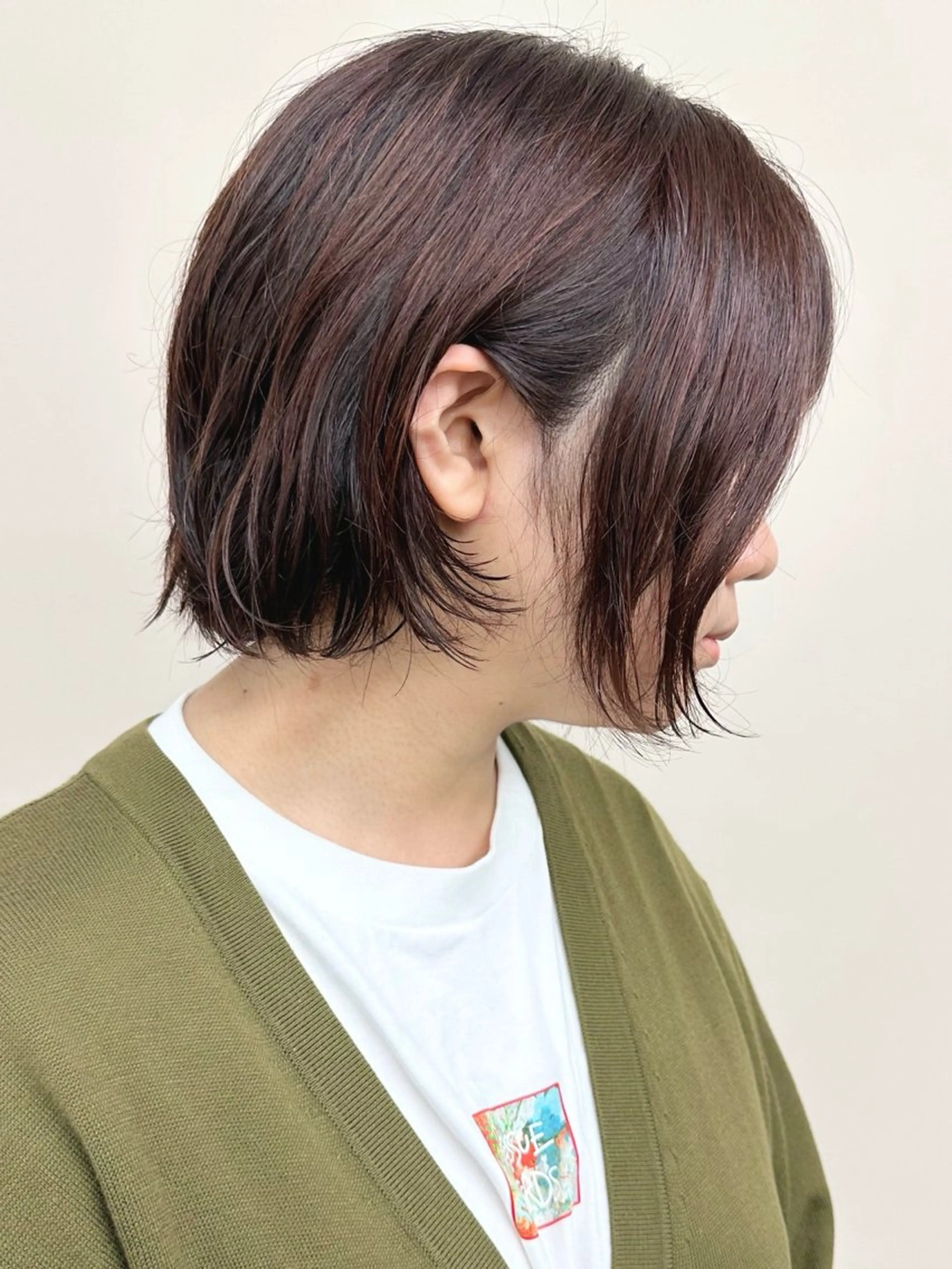 ミディアム 小顔ボブ/お悩み解決 /ボブパーマ/とういのヘアスタイル