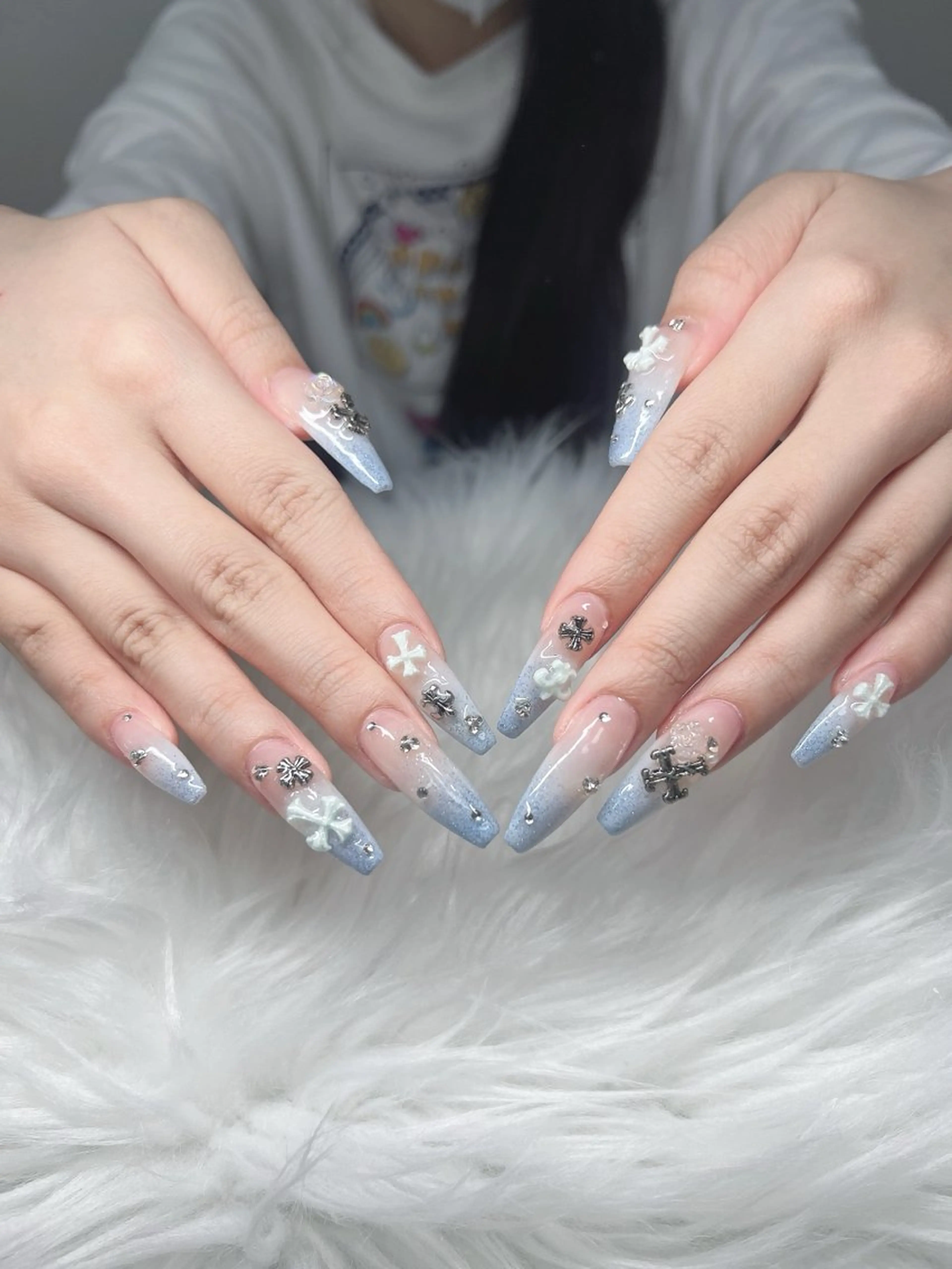 ネイル ハンドネイル Lee Nails チップ長さだし専門店のネイルデザイン