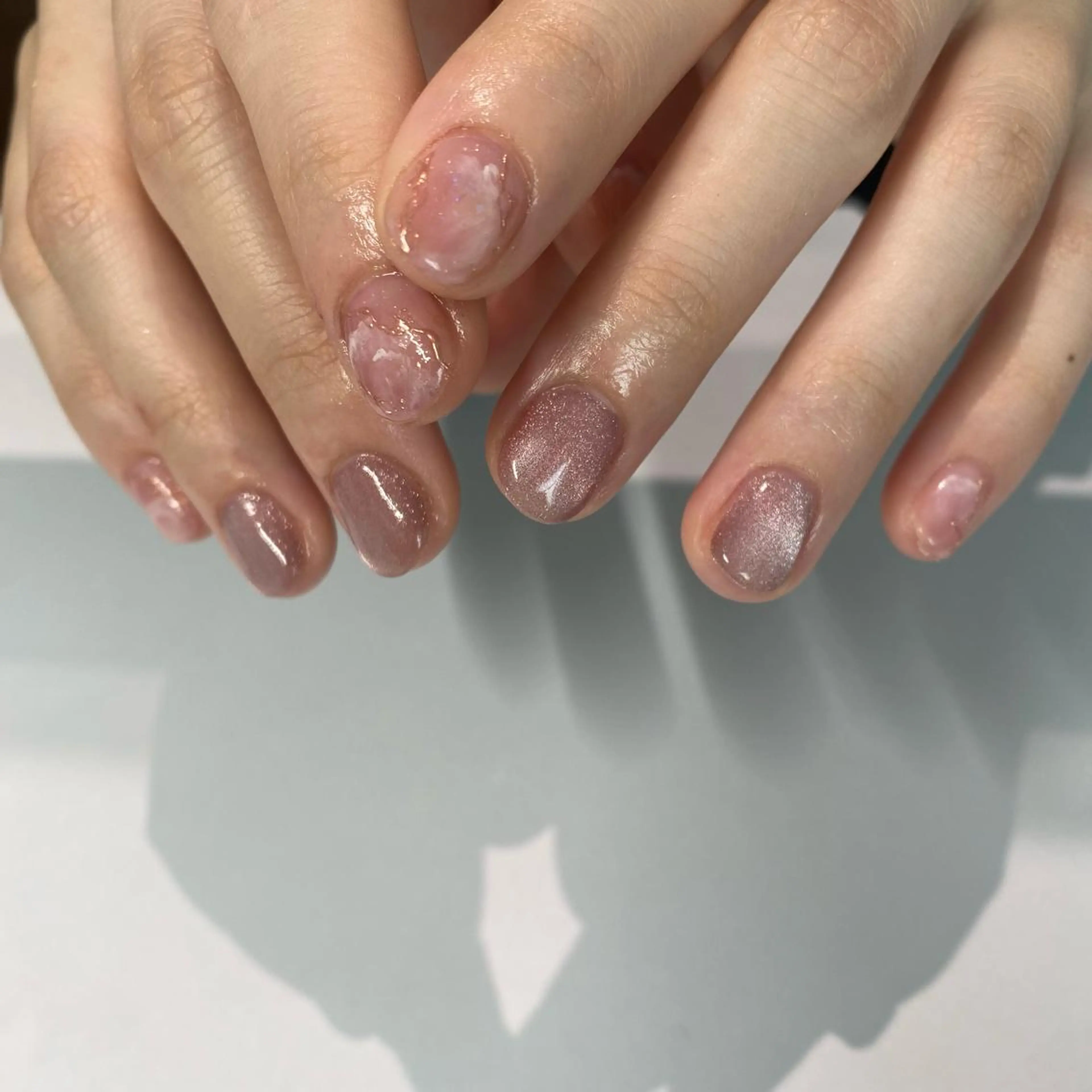 ネイル ニュアンスネイル ピンク ayana nails所属・nail salon ayanaのネイルデザイン
