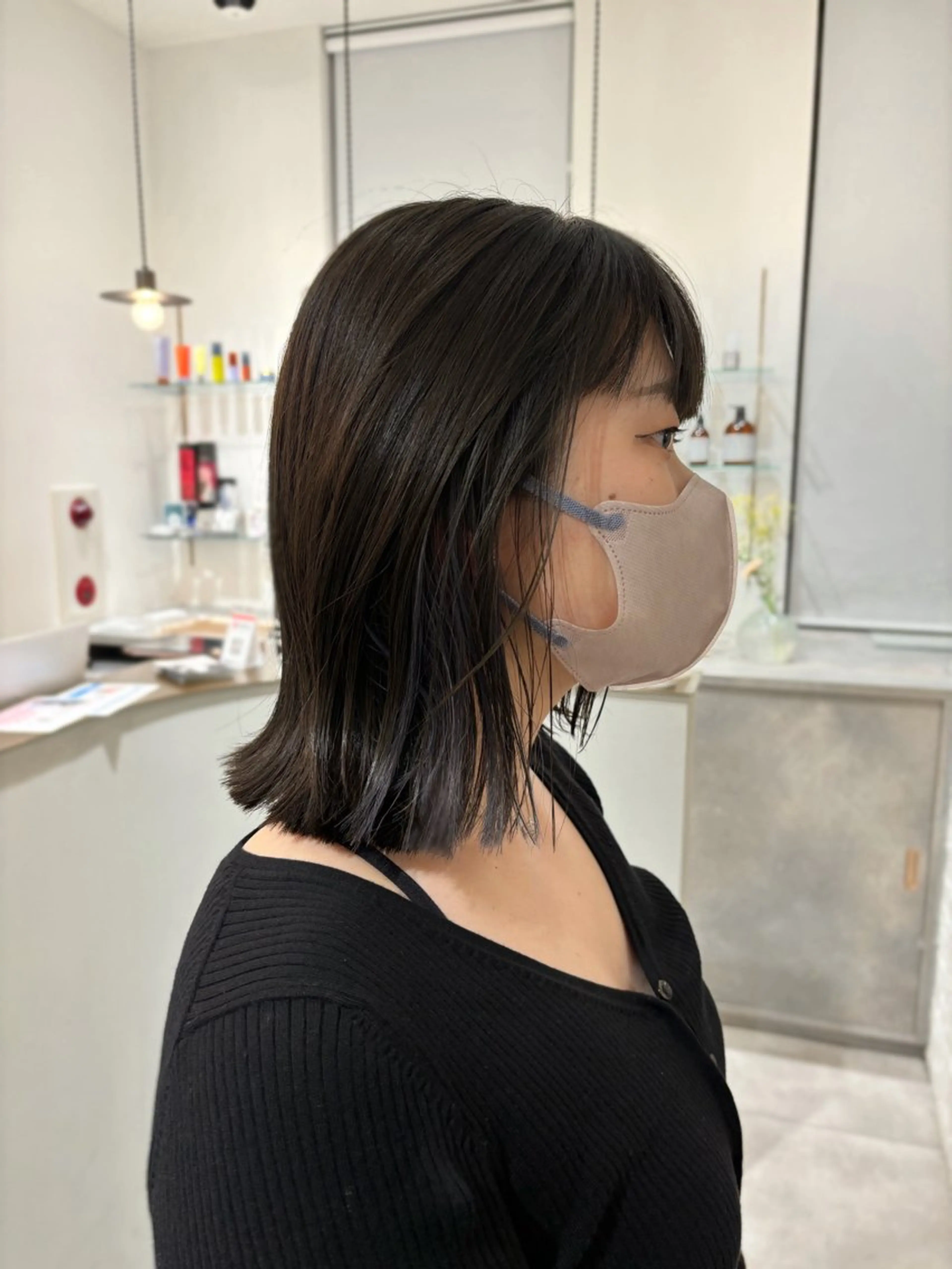 ミディアム ヘアカラー ショートカットモデル /天王寺/ホノカのヘアスタイル