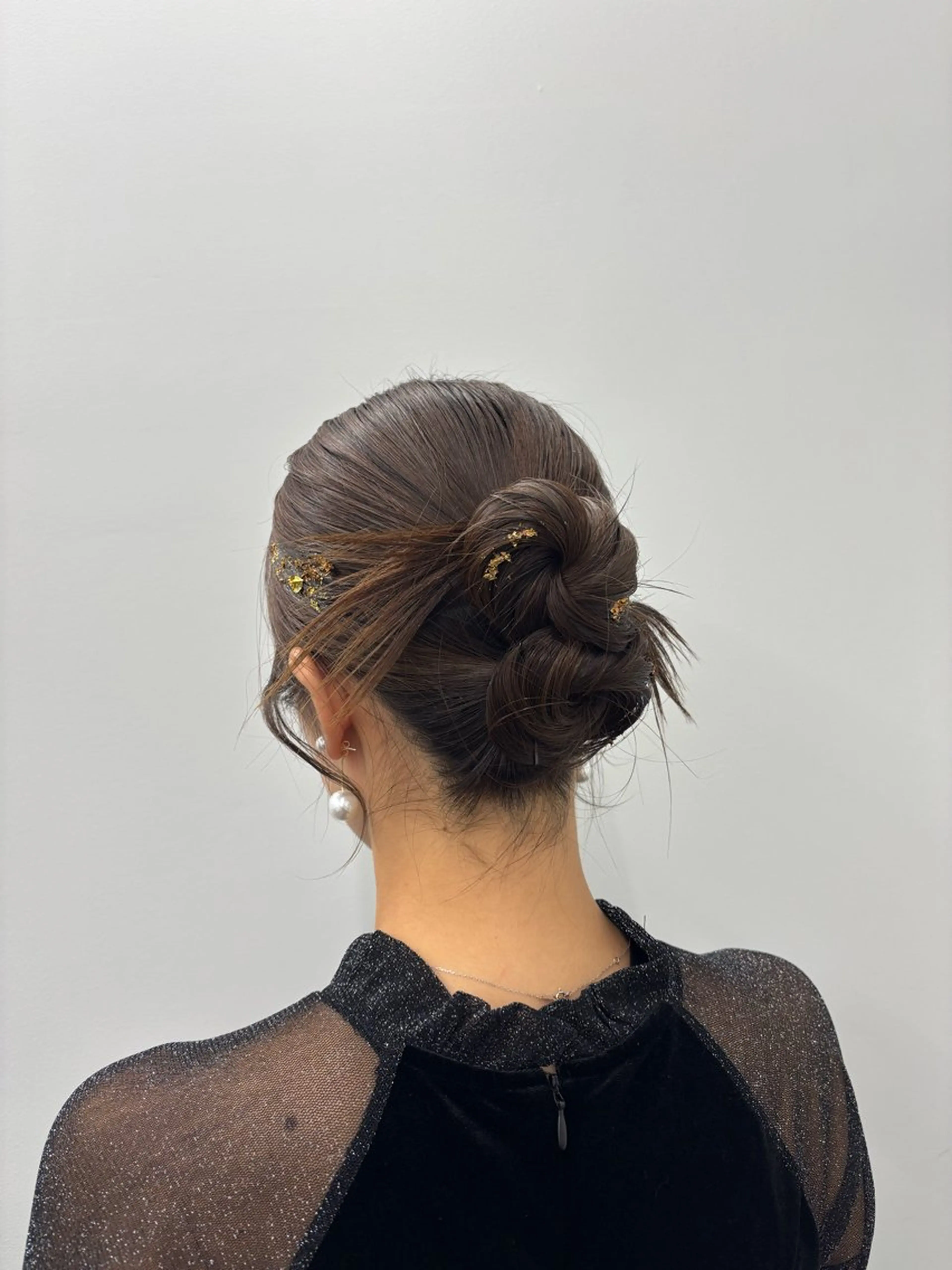 セミロング ヘアアレンジ ヘアセット MYRTLE Mifūのヘアスタイル