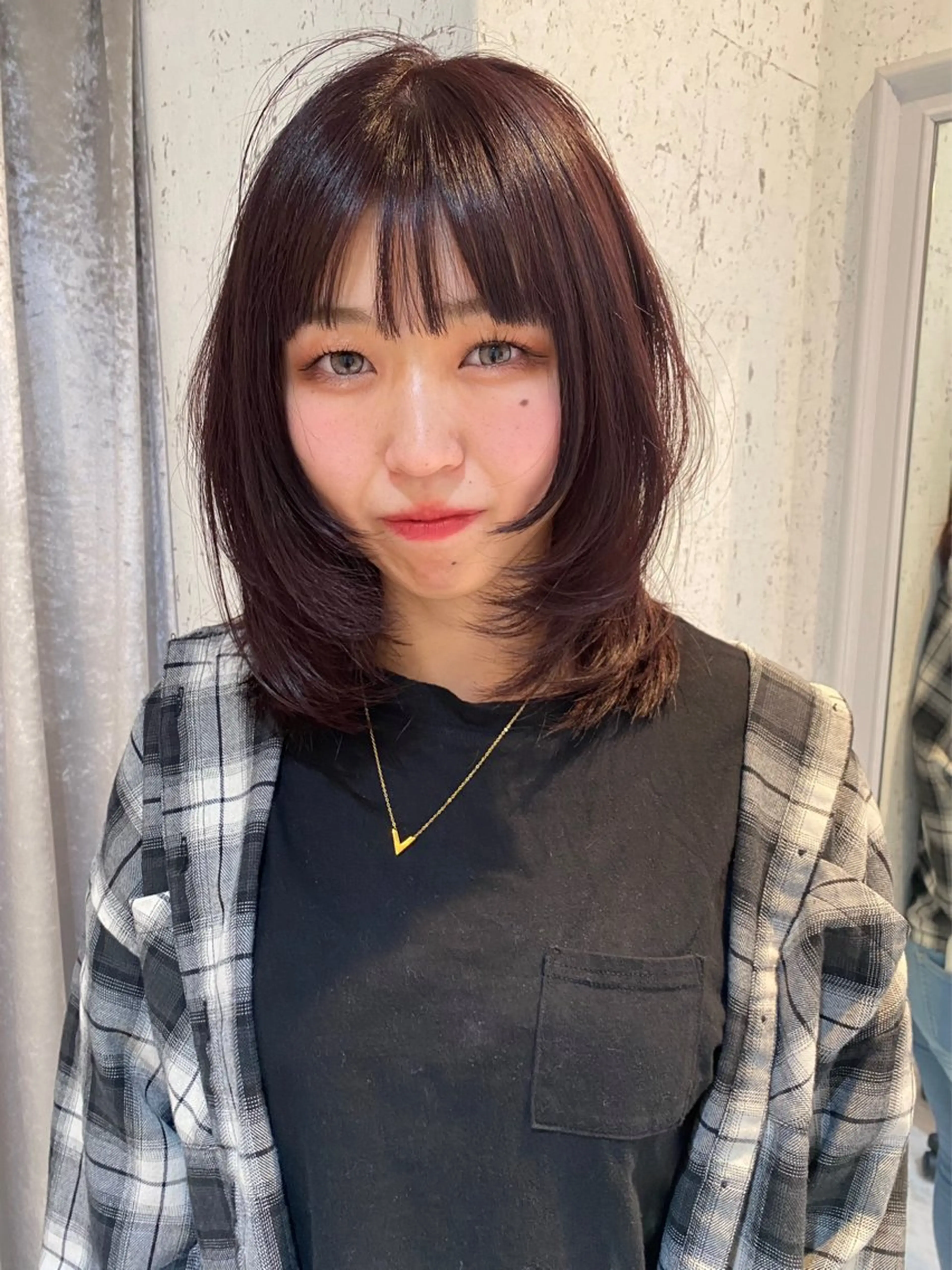 ミディアム カラー カット ヘアカラー トリートメント mai / linoah˚✧のヘアスタイル