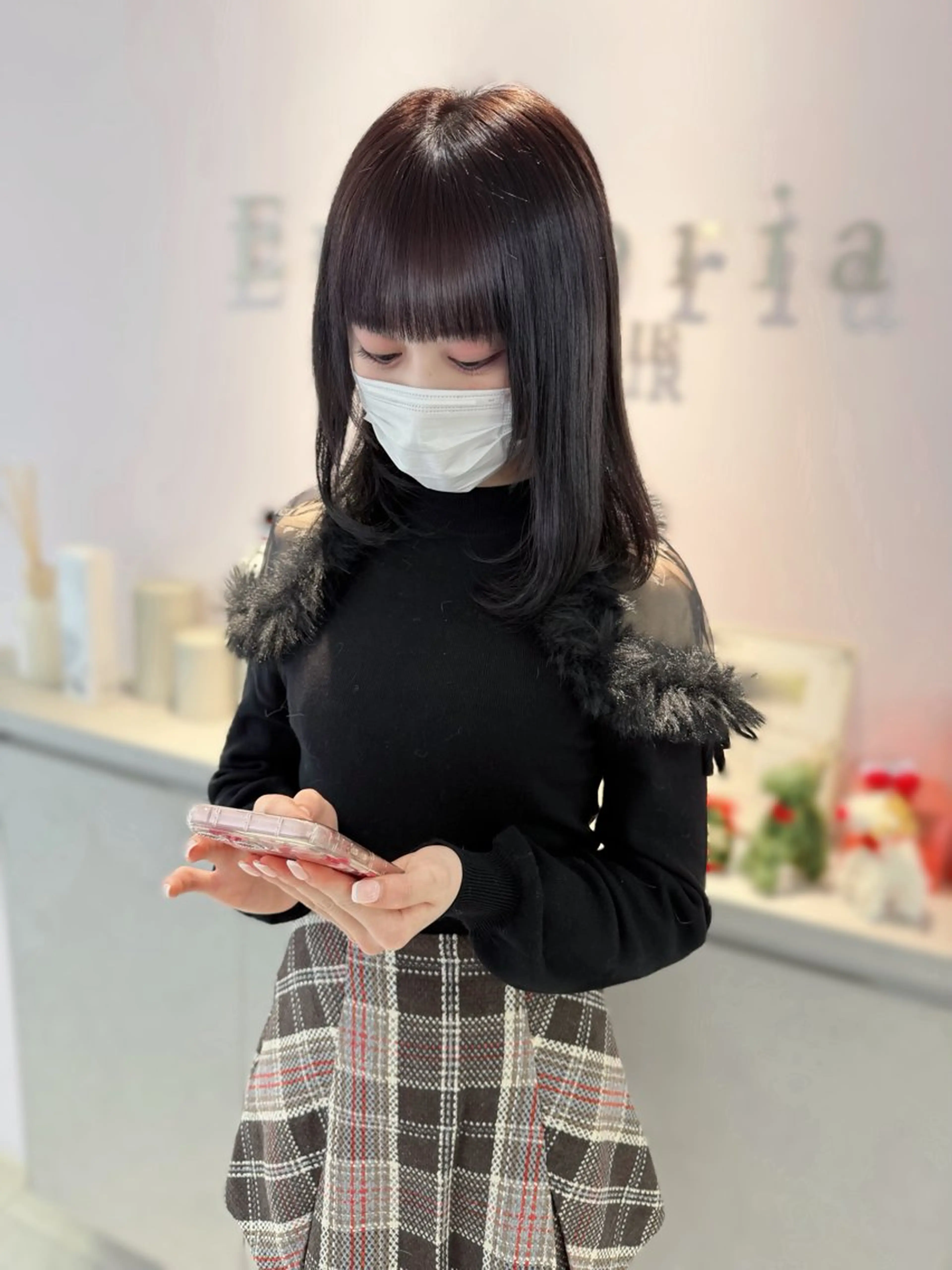 カラー カット ヘアカラー トリートメント 上品モテガーリー Rena🎀のヘアスタイル