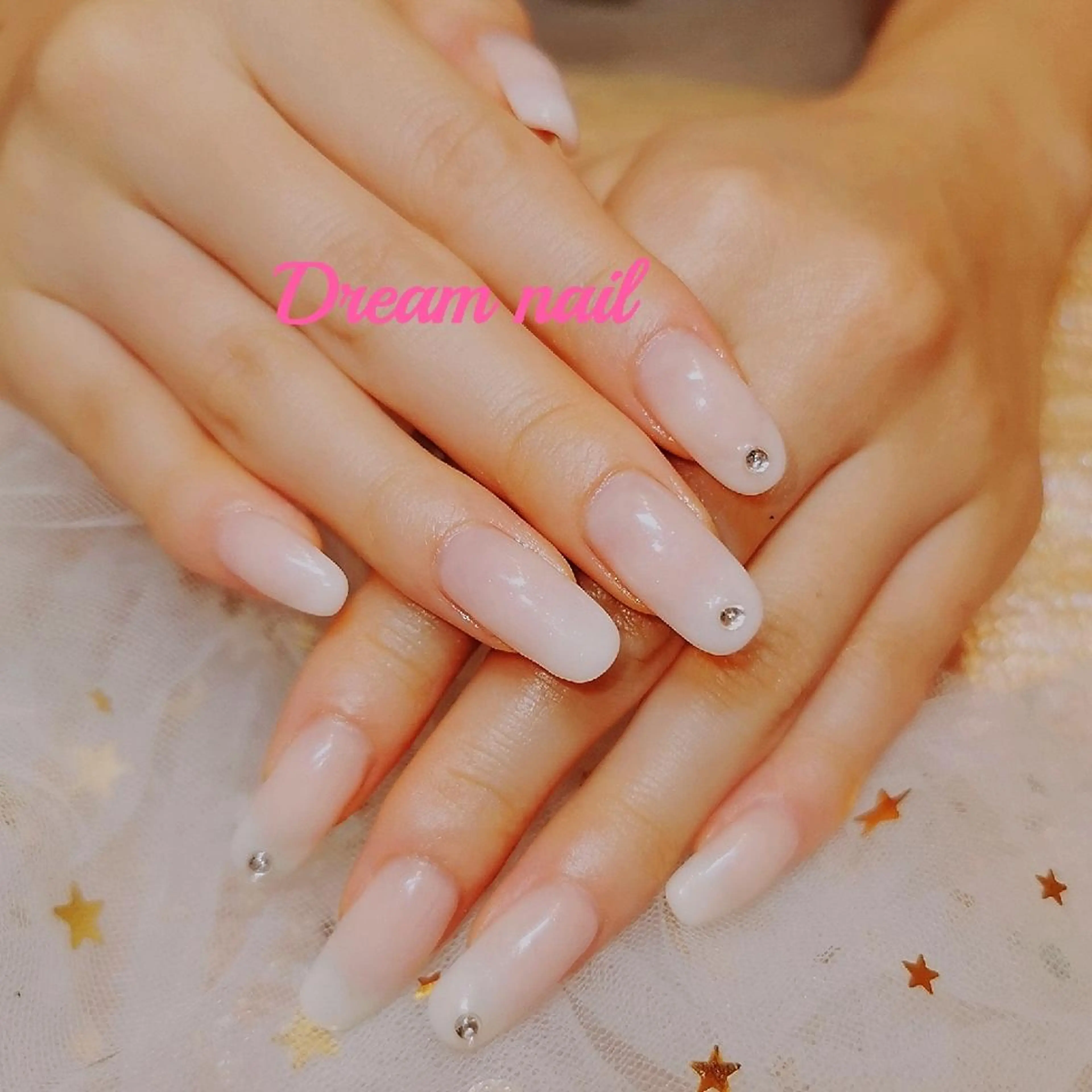 ネイル ネイリストゆか💅 長さだし、深爪矯正のネイルデザイン