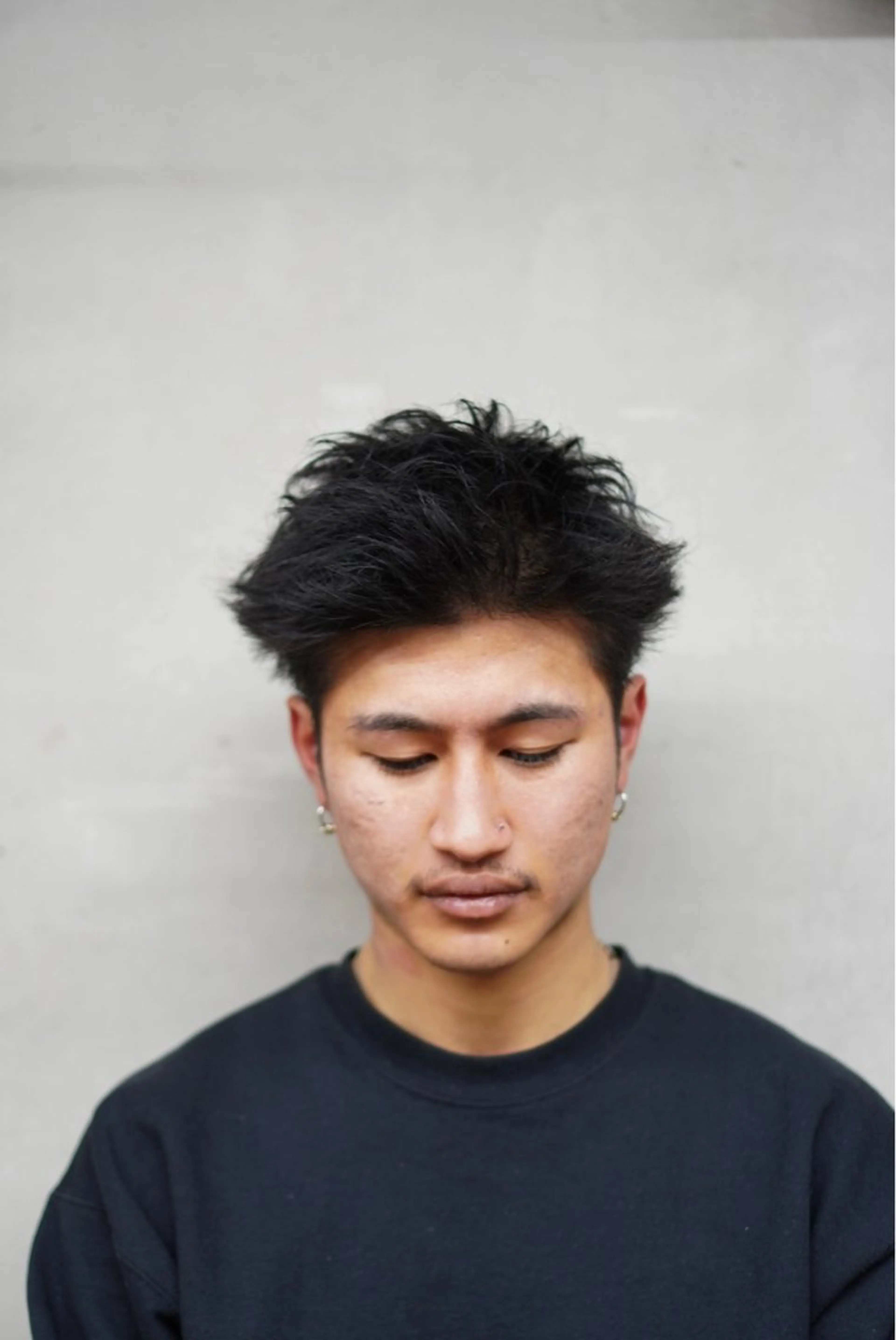 メンズ スパイキーショート カット ヘアセット brunt jet所属・関 晃哉のヘアスタイル