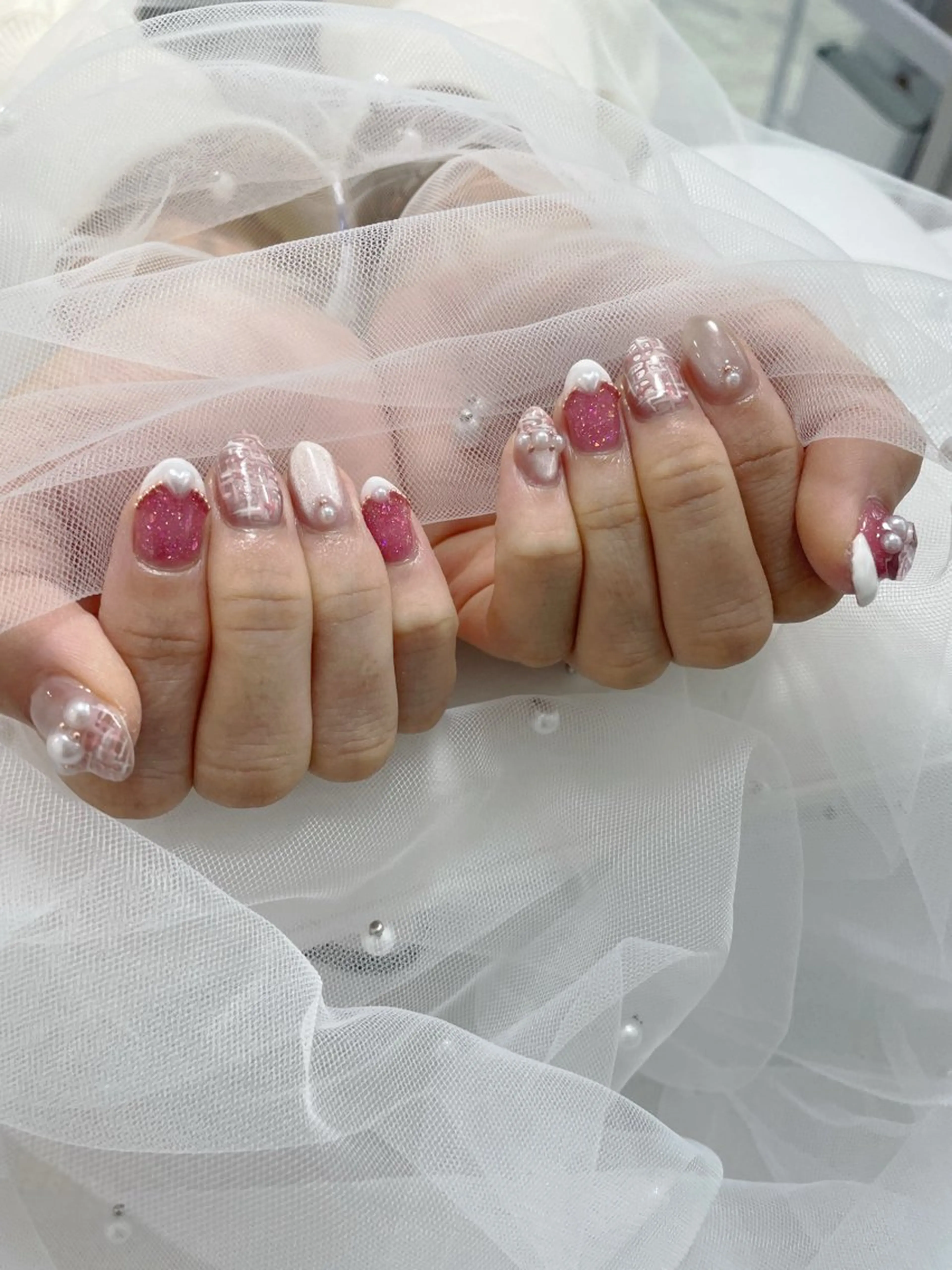 ネイル まつ毛エクステ・まつげパーマ・パリジェンヌ専門店 miel Beauty 【ミエル】所属・。 minamiのネイルデザイン