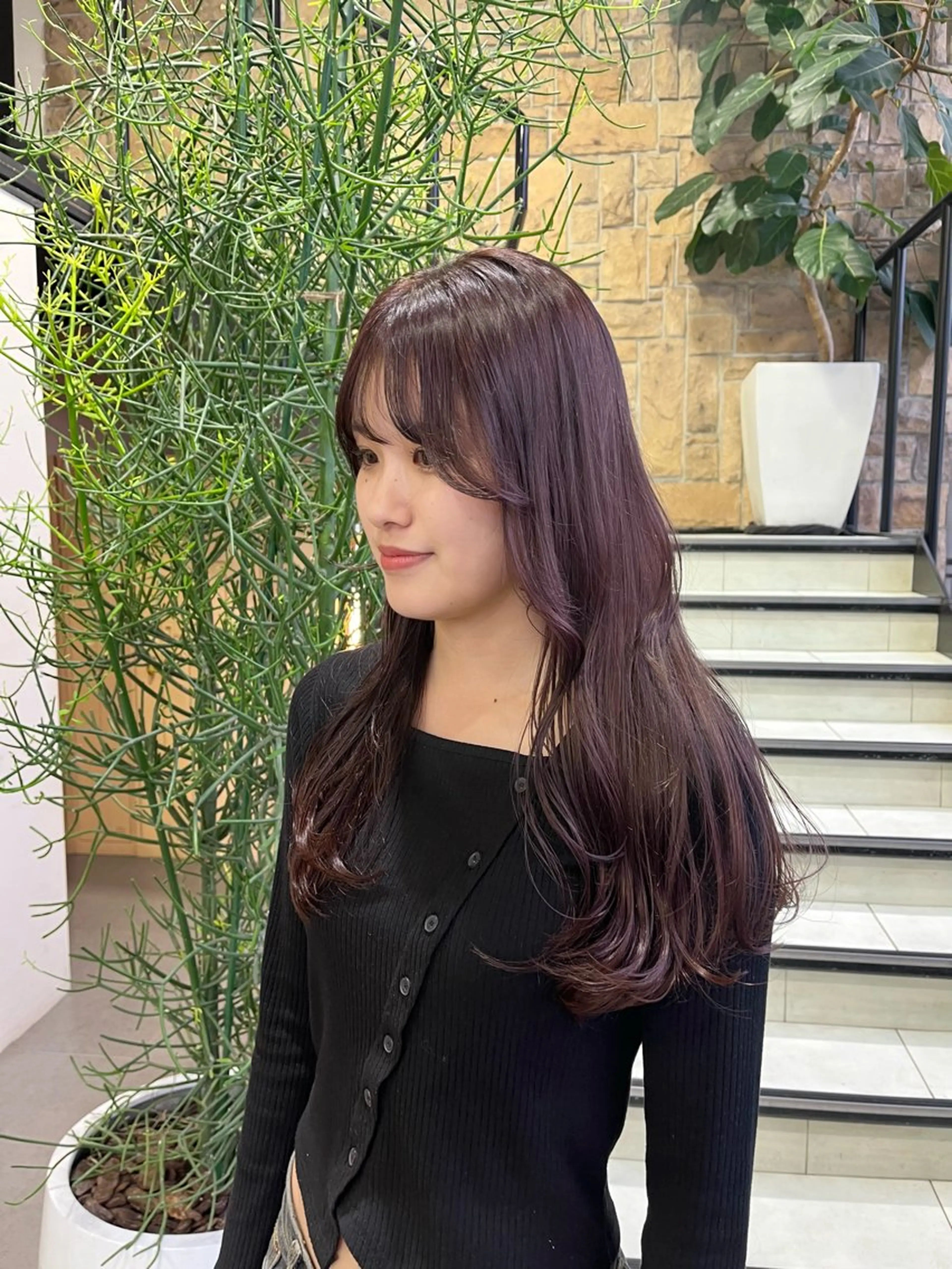 ロング カラー 海外girl🤎 透明感ベージュmaoのヘアスタイル