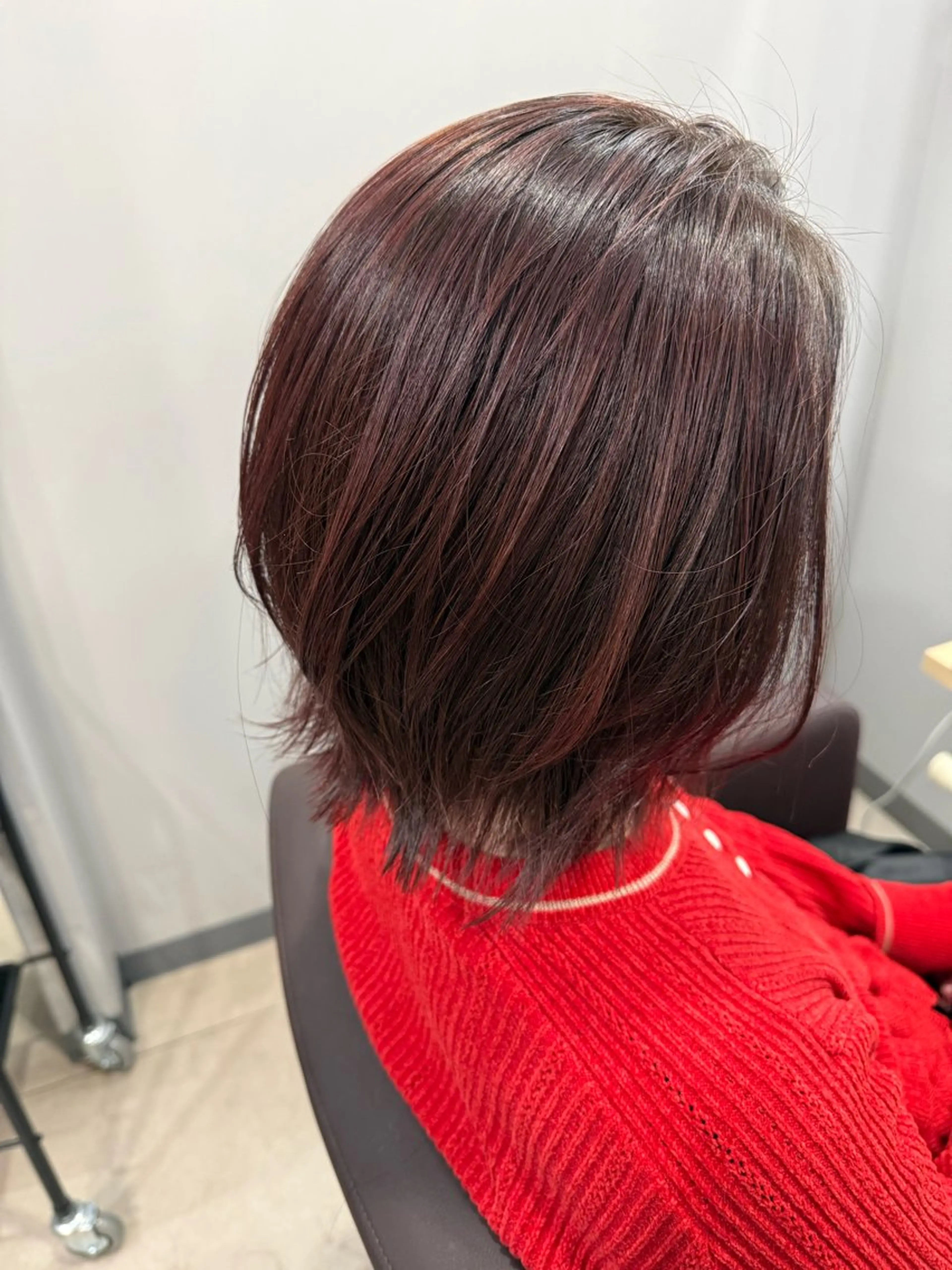 ミディアム カラー 似合わせカット得意 仁井亮のヘアスタイル