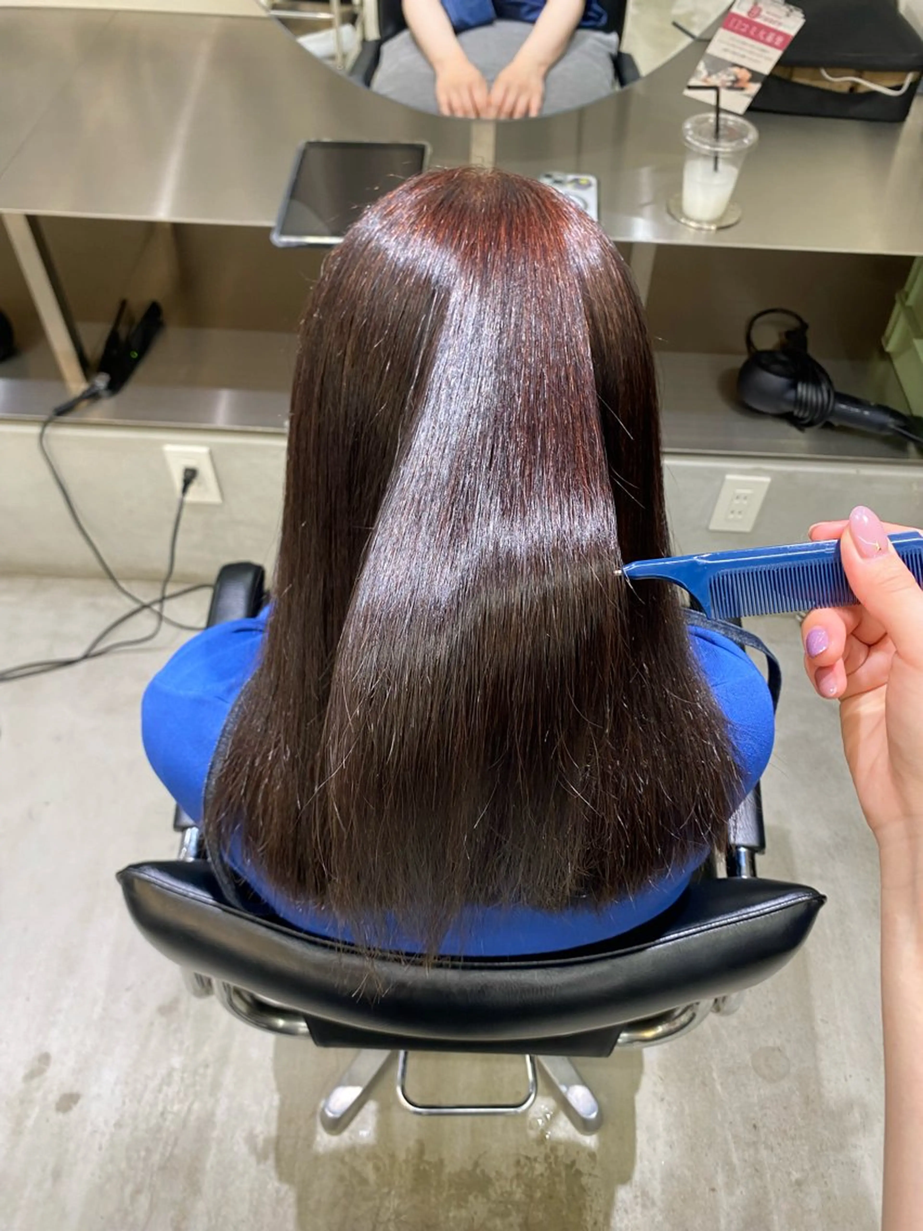 セミロング パーマ 高崎 愛梨のマツエク・マツパデザイン