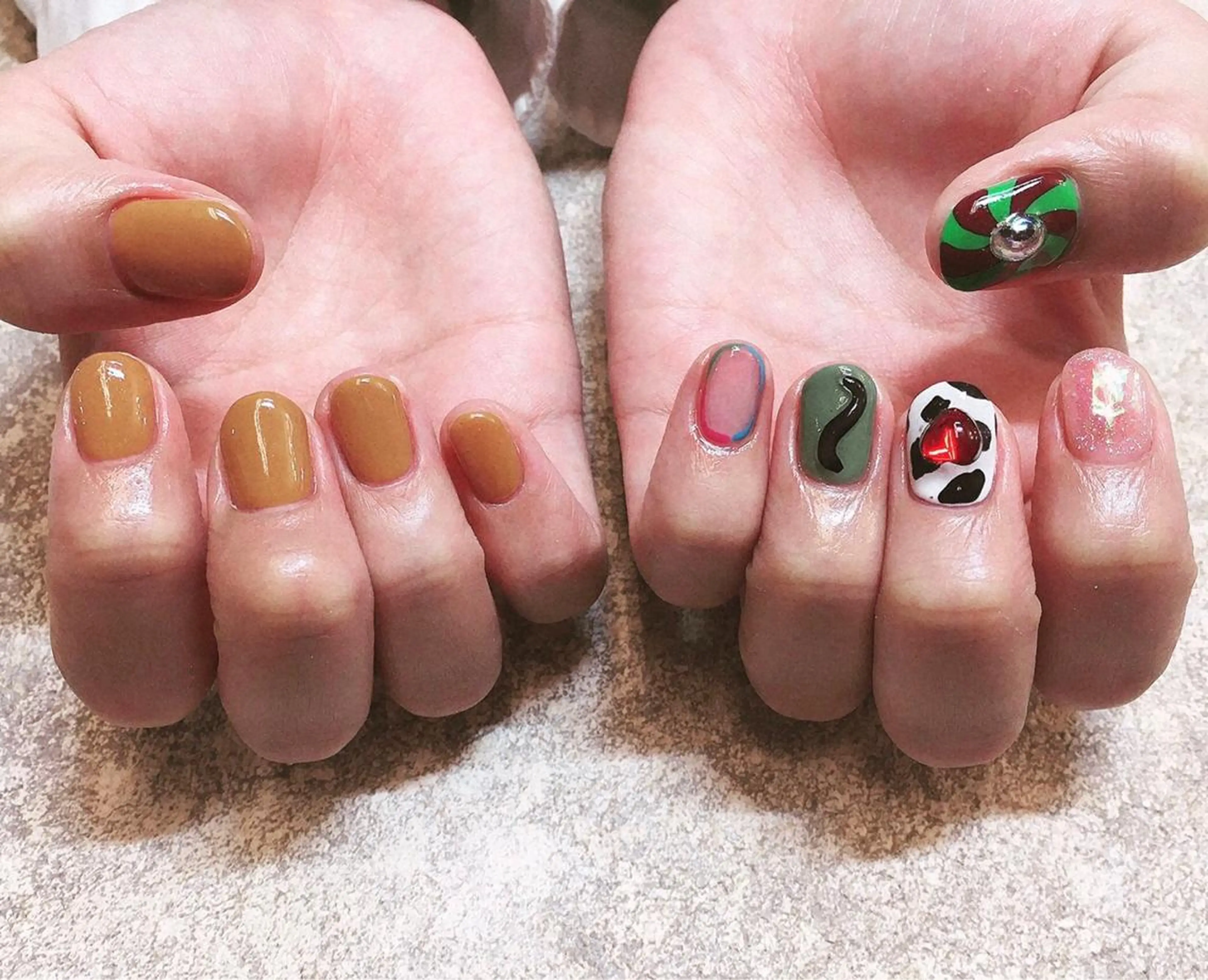 ネイル ハンドネイル LOVE NAIL 💕Sonoのネイルデザイン