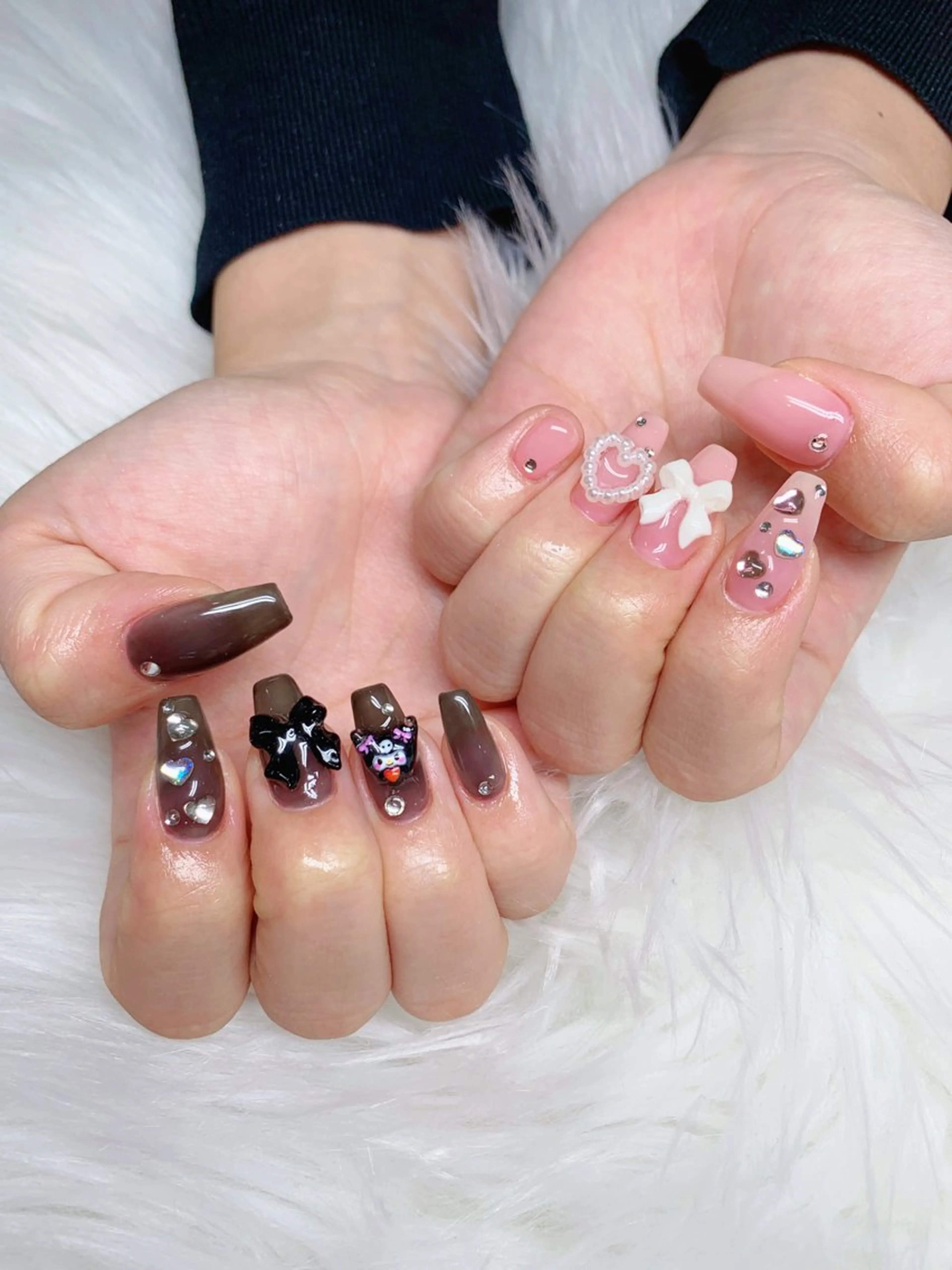 ネイル 韓国ネイル ロングネイル 春ネイル ワンホンネイル 冬ネイル H'ami nail salon所属・ハミネイルサロン ハナのネイルデザイン