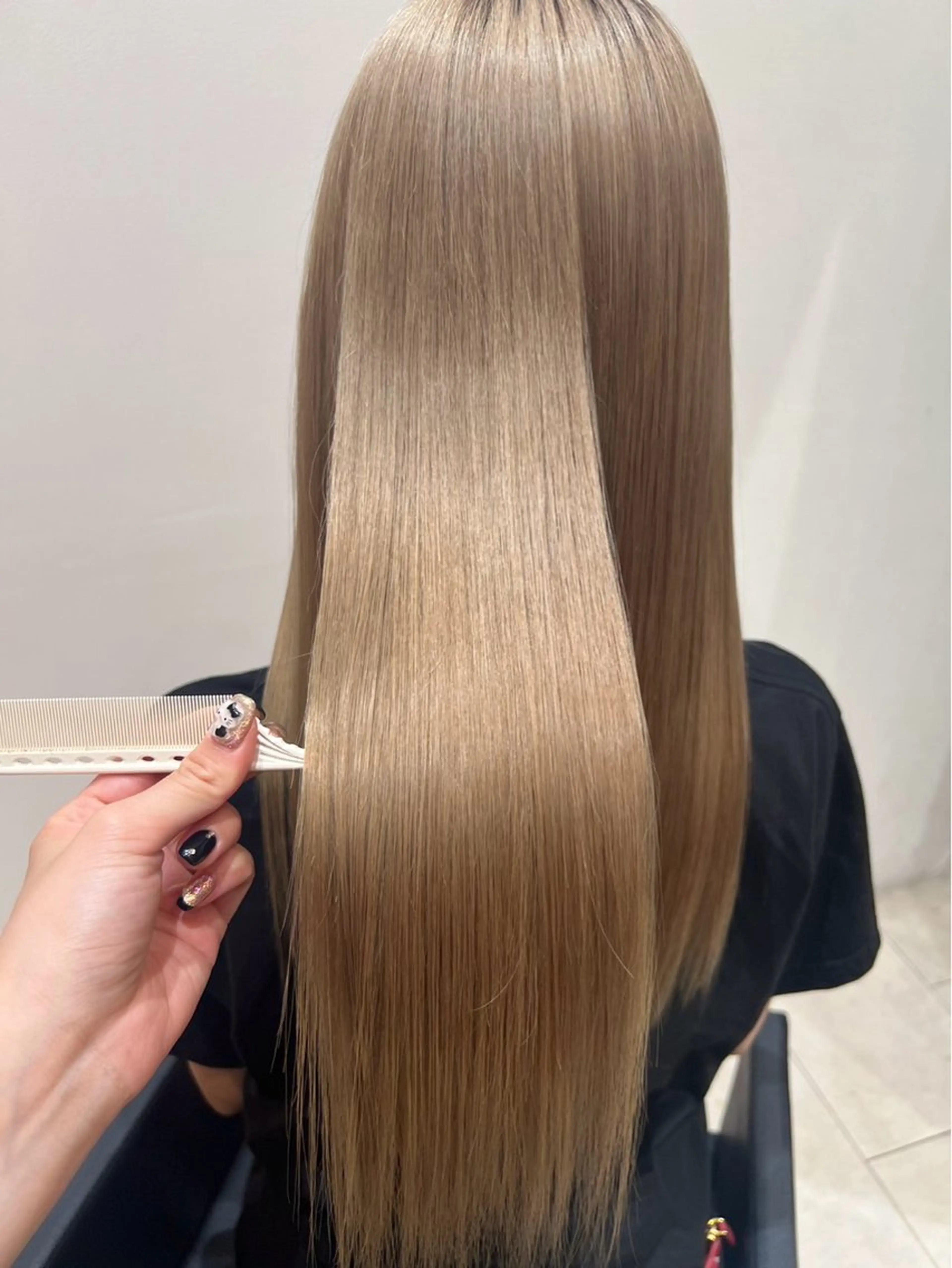 ロング 髪質改善 カットモデル募集 ロロネー三国のヘアスタイル