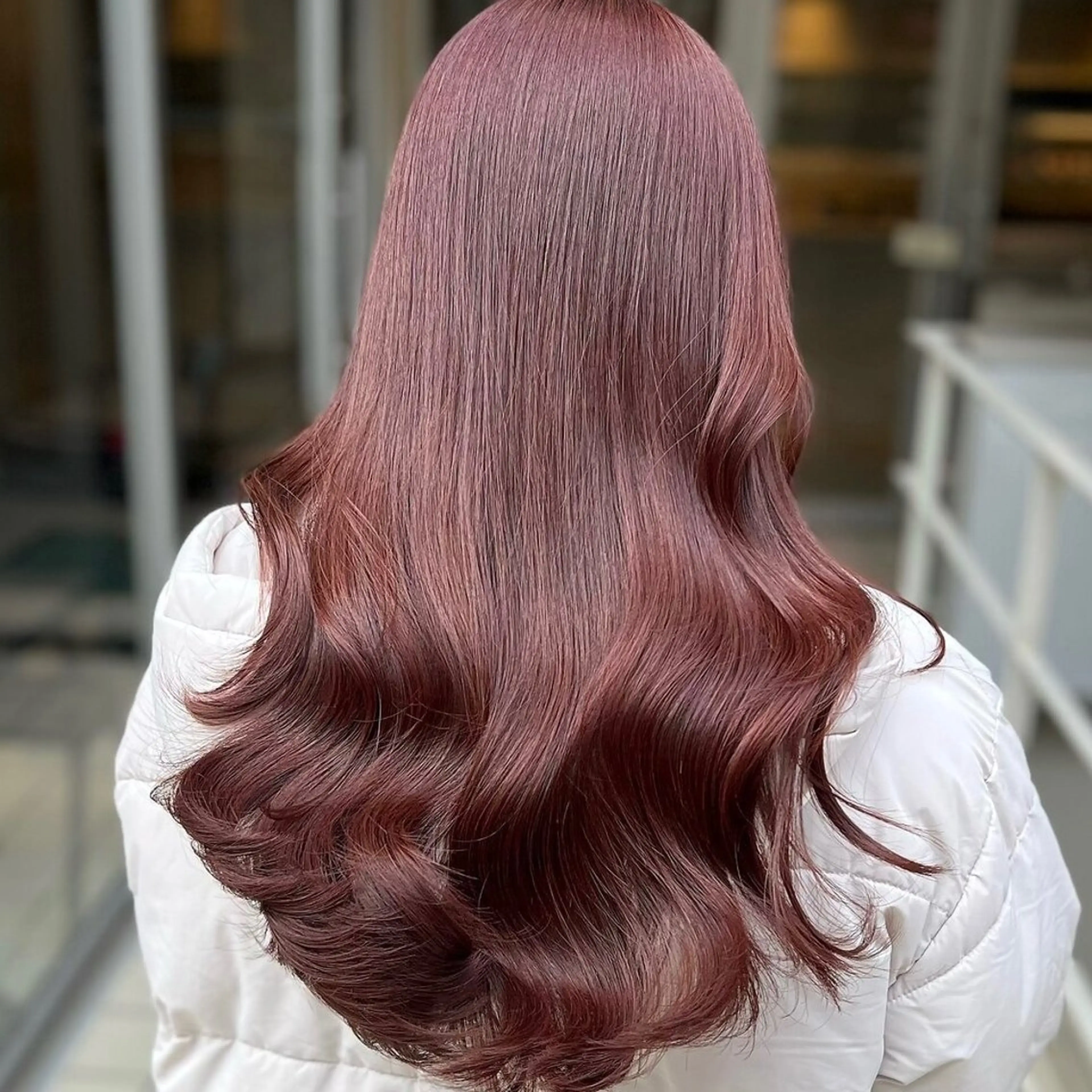 ロング カラー ピンクカラー 💖ブリーチ/暖色 𝐘𝐮𝐢💖のヘアスタイル