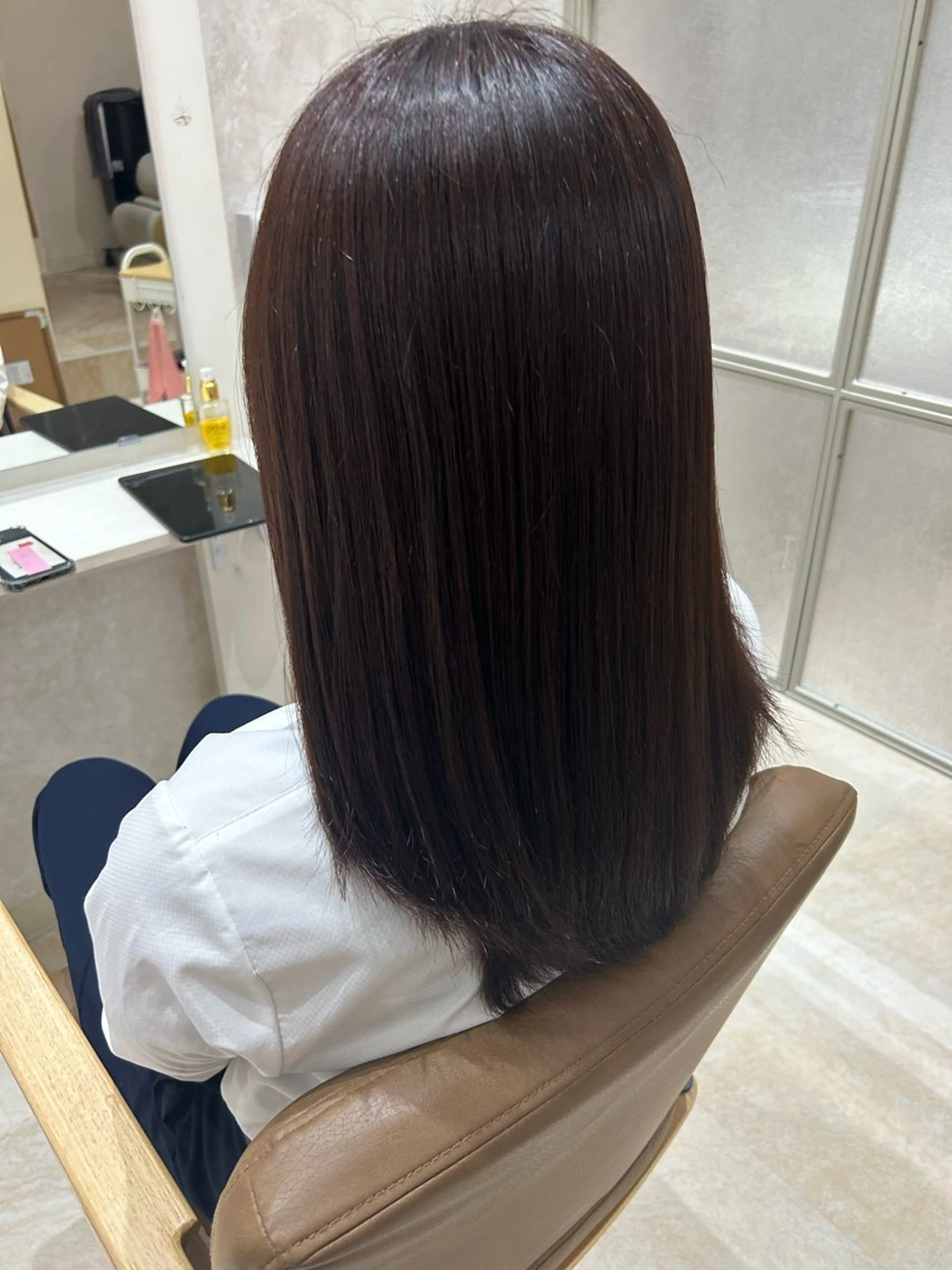 ミディアム カラー ヘアカラー トリートメント ヘアセット 💙まこと💙艶 カラー(Rico)のヘアスタイル