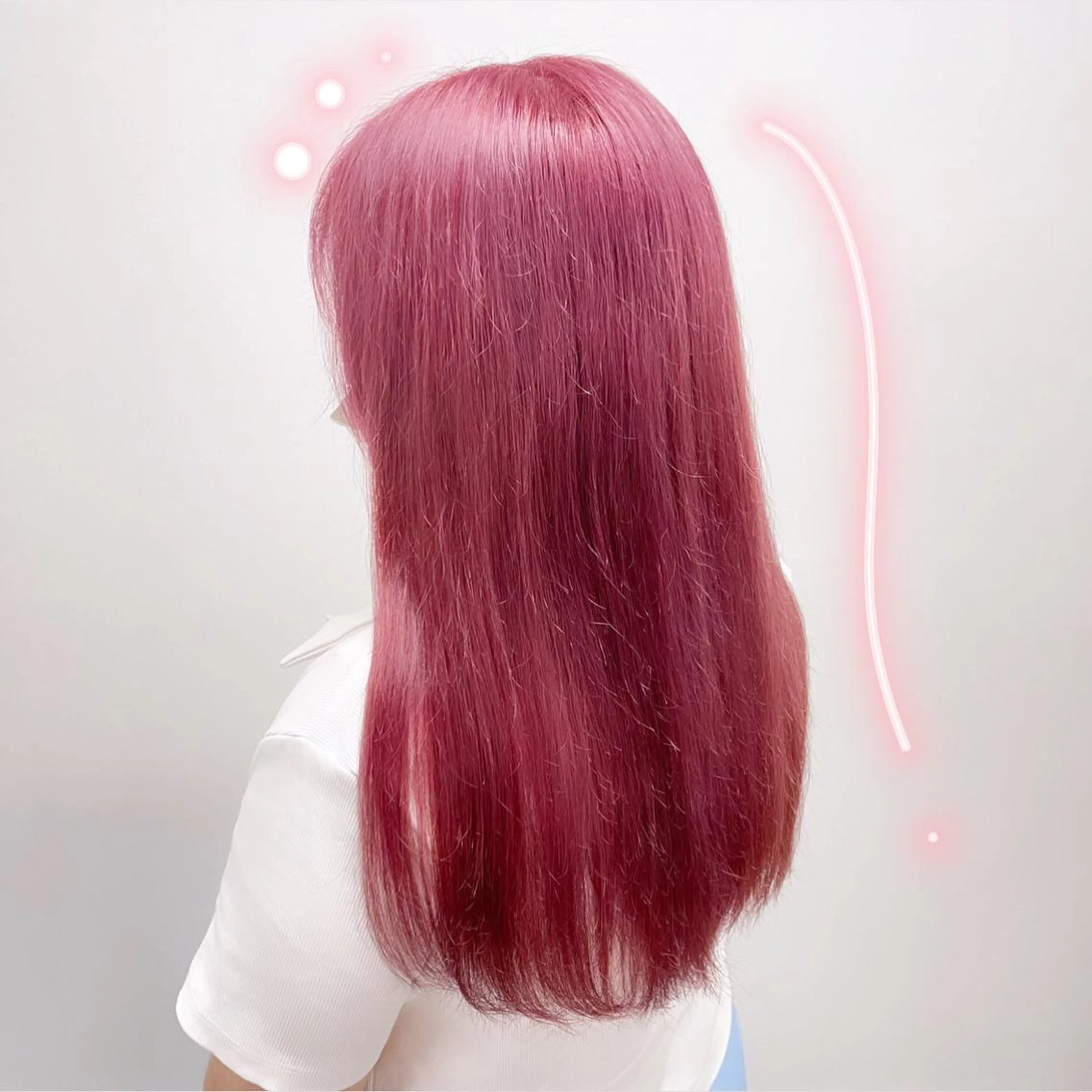 ロング カラー 𝘳𝘺𝘰𝘬𝘢 髪質改善／ブリーチのヘアスタイル