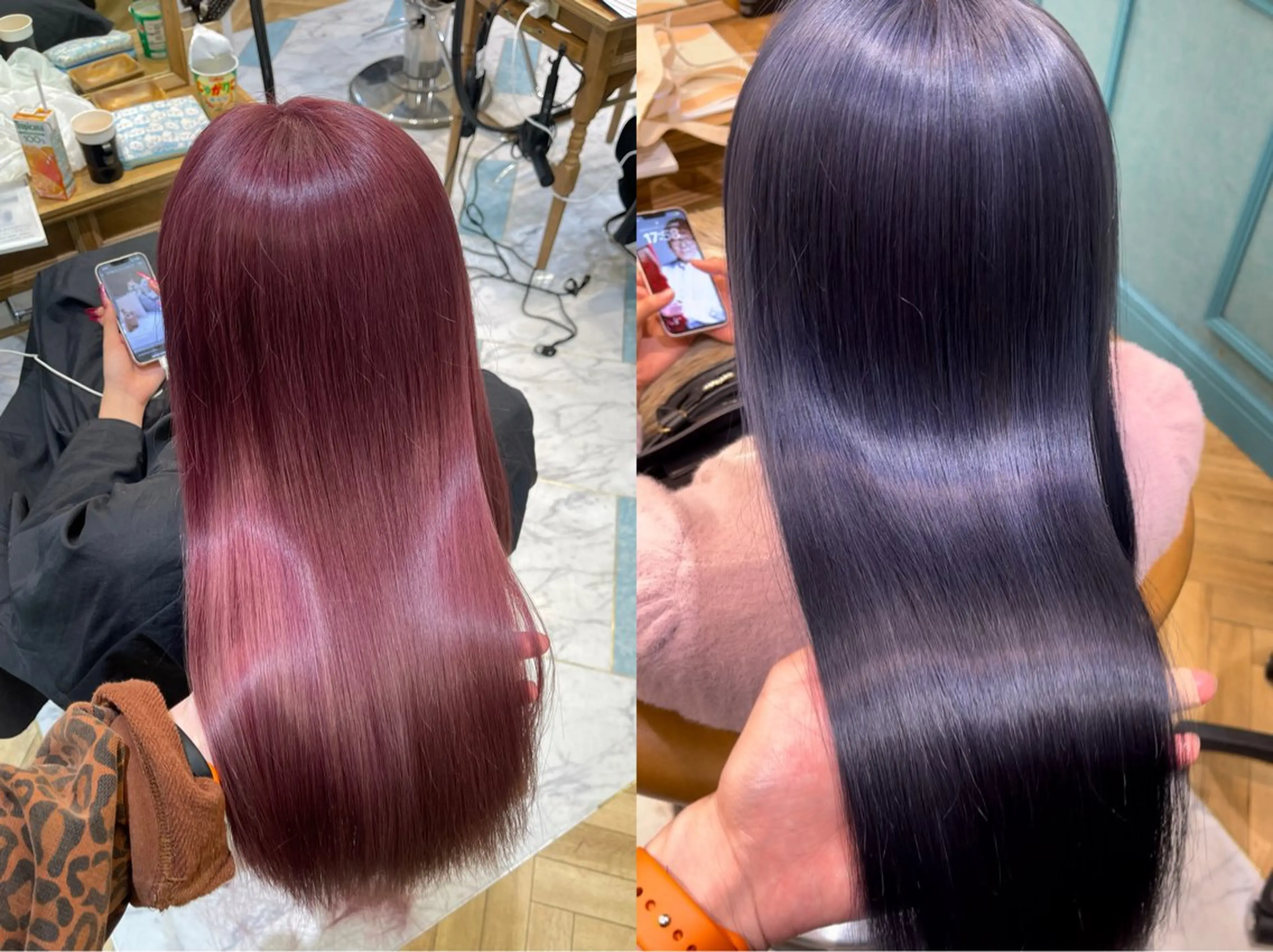 🌈全頭ケアブリーチ🌈＋艶カラー✨＋超音波トリートメントの写真