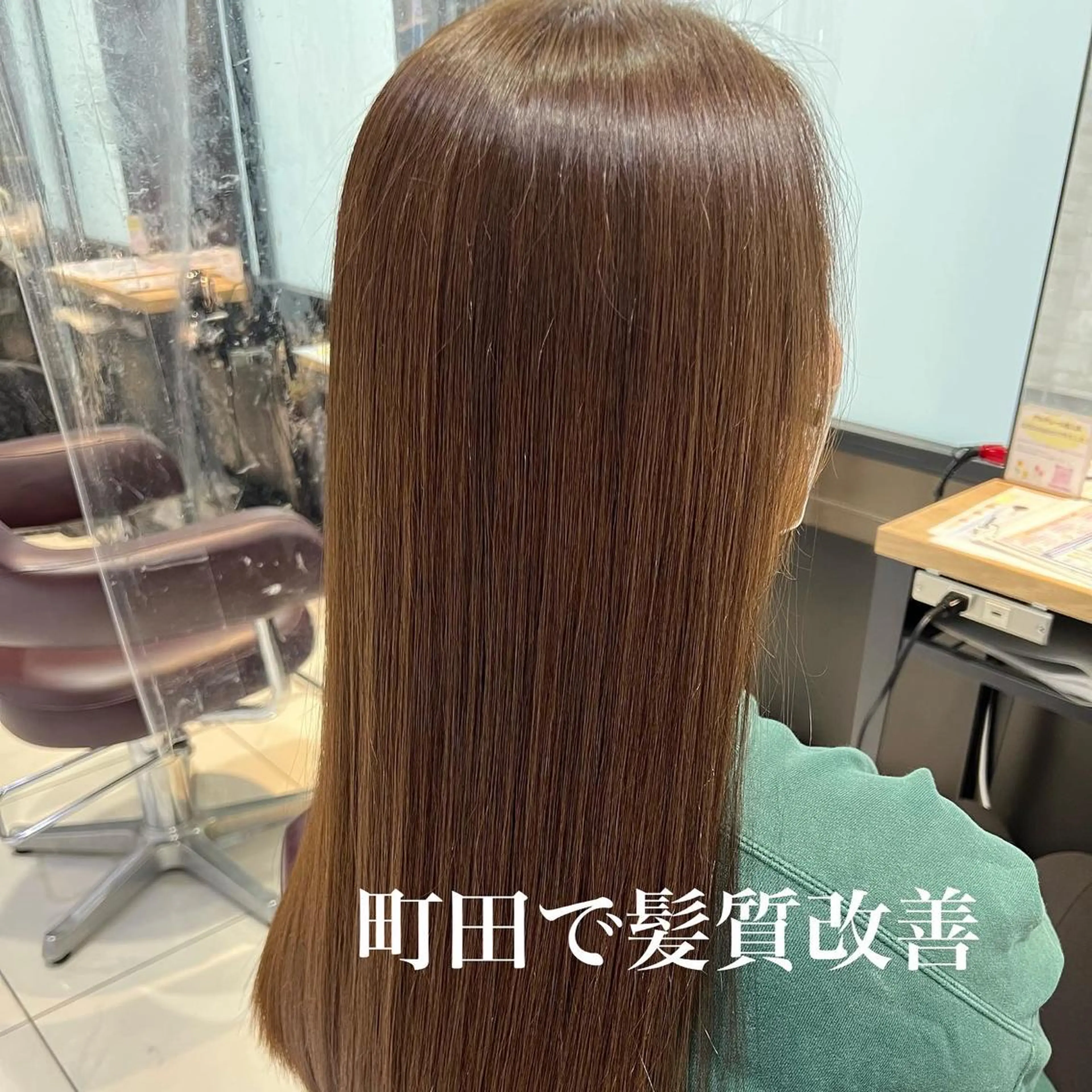 ロング カラー カット 縮毛矯正 縮毛矯正✨️レイヤー クボタリョウのヘアスタイル