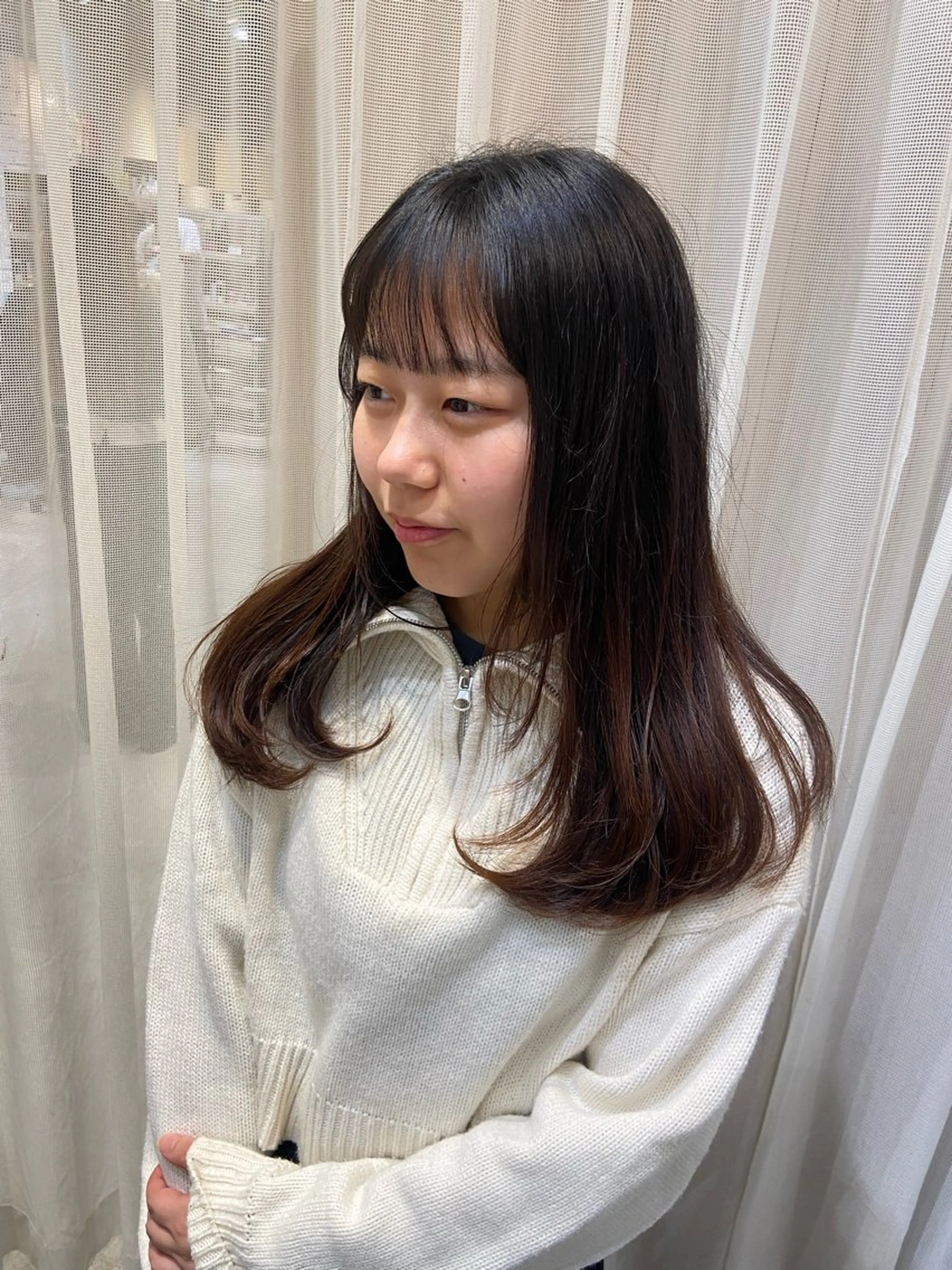 セミロング 杉江花琳/ メンズヘア/韓国ヘアのヘアスタイル