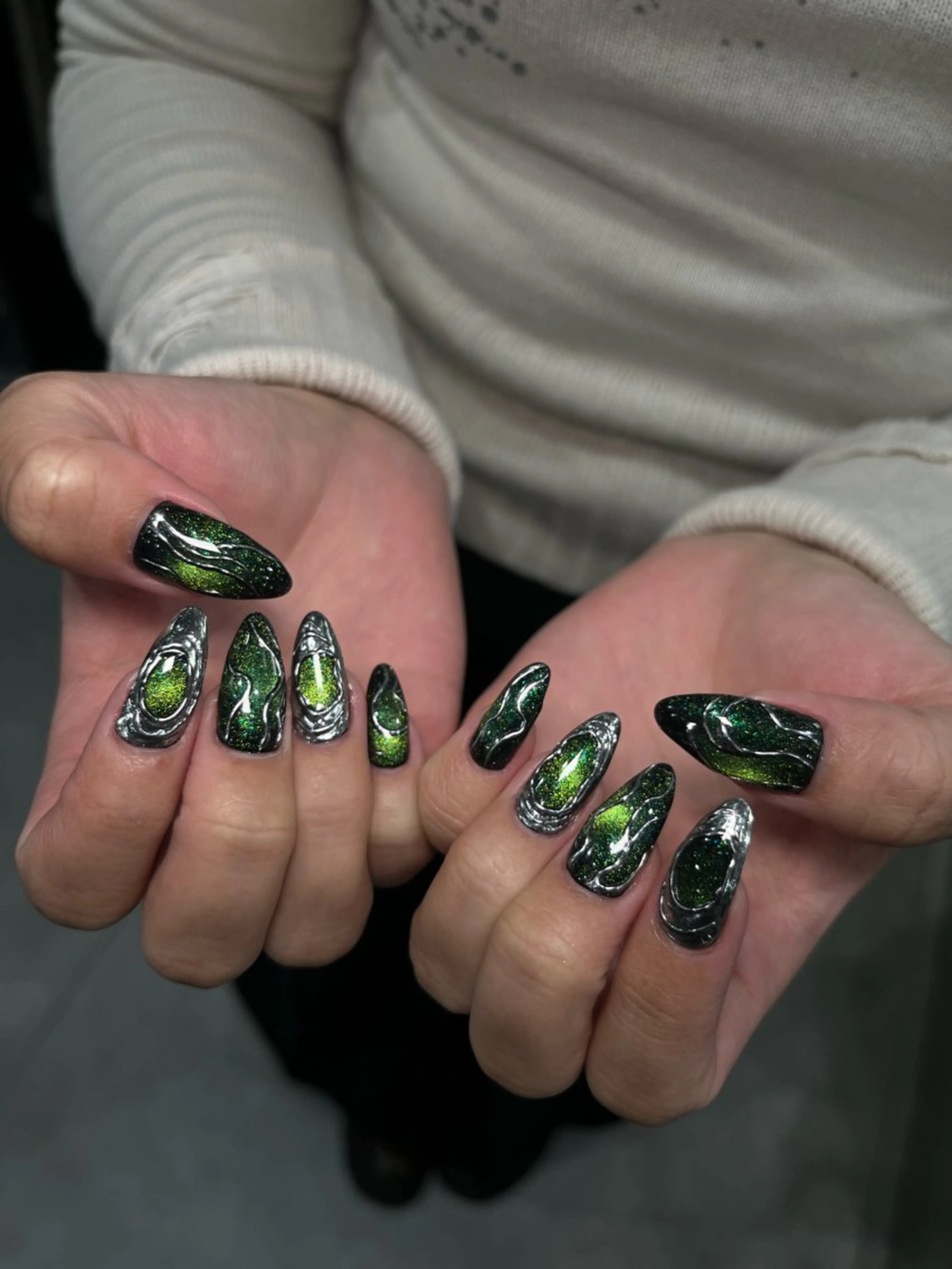 ネイル ハンドネイル Cleo 名古屋駅店 🖤EMIRIのネイルデザイン