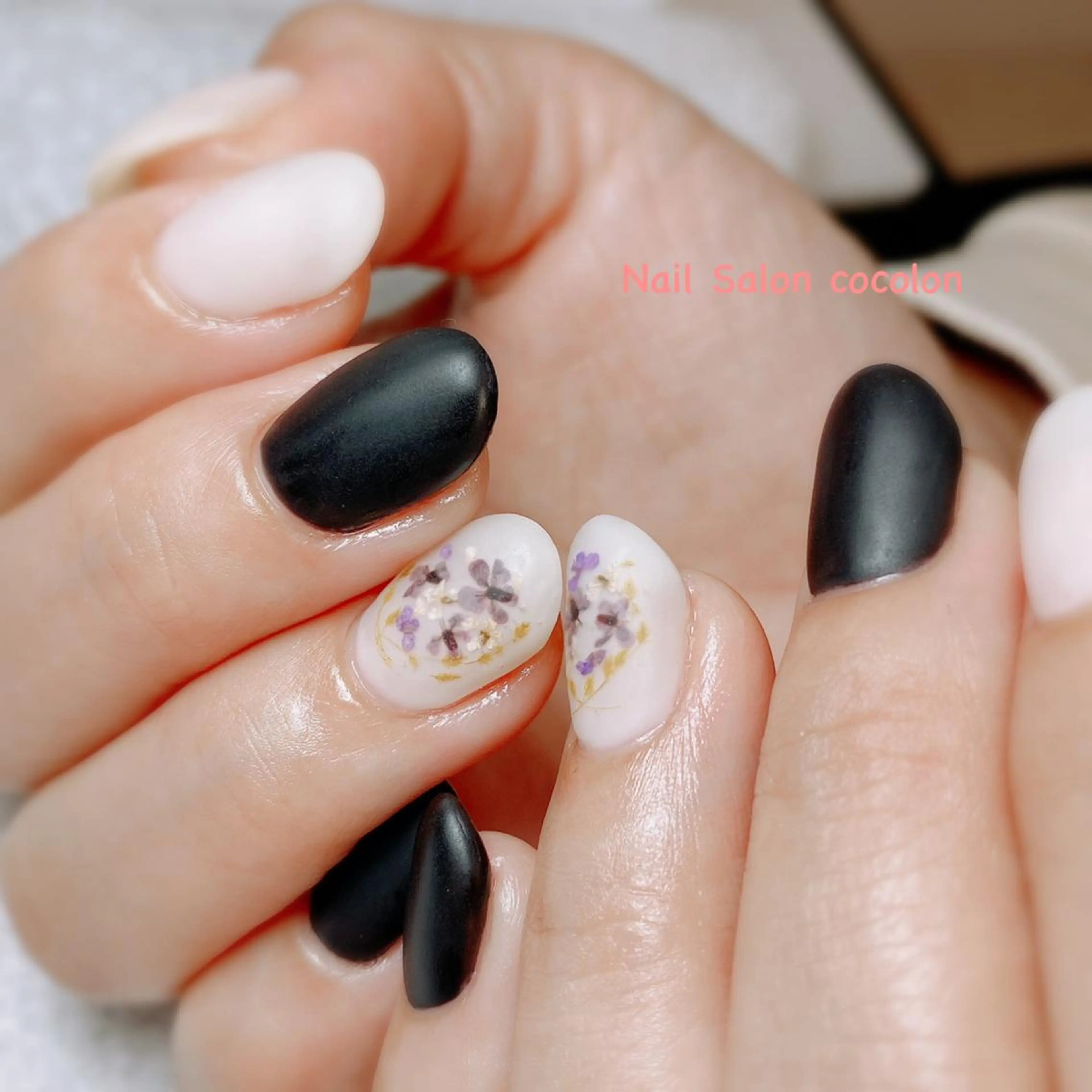 ネイル アートネイル マットネイル ハンドネイル 柴崎 美幸のネイルデザイン