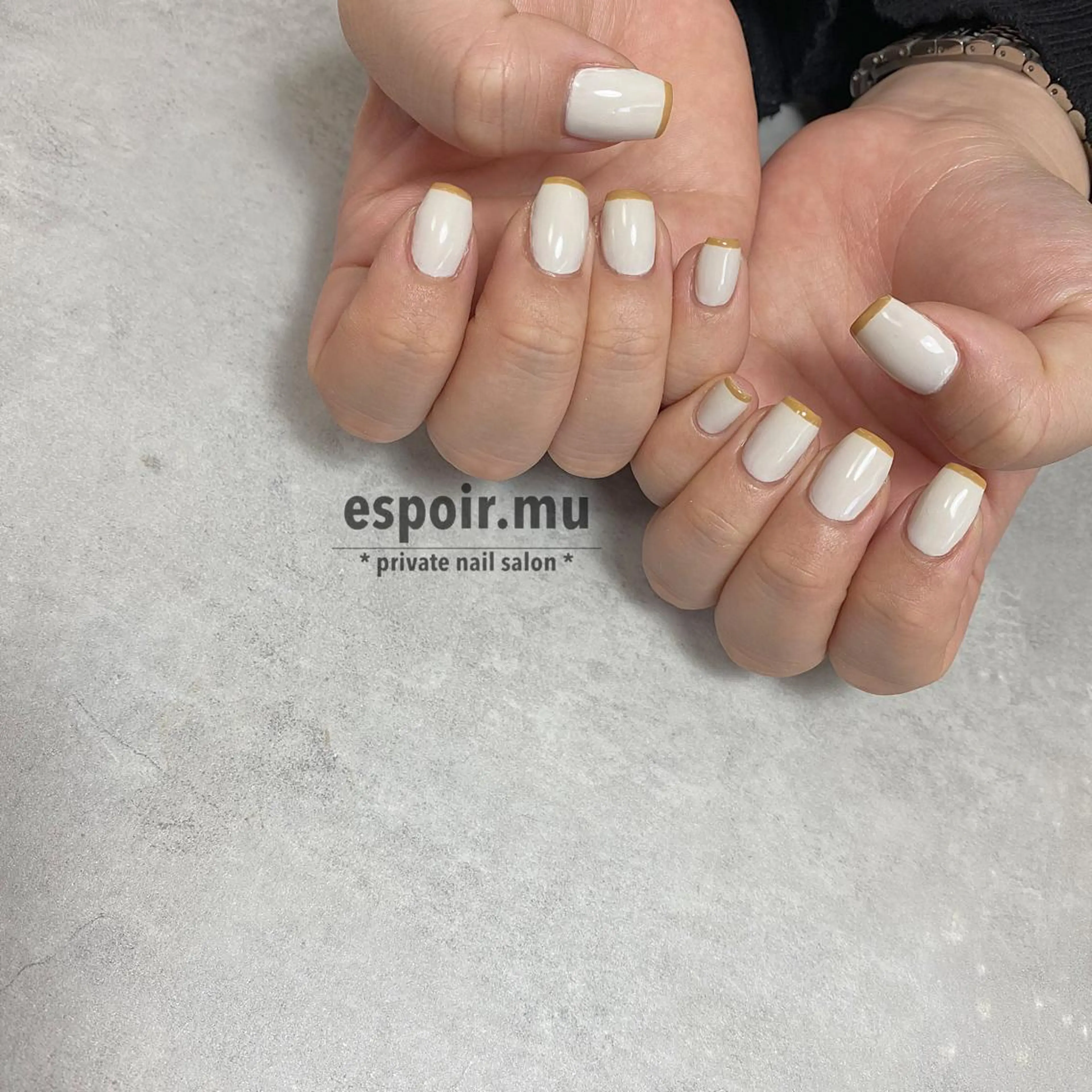 セミロング ネイル espoir. muのネイルデザイン