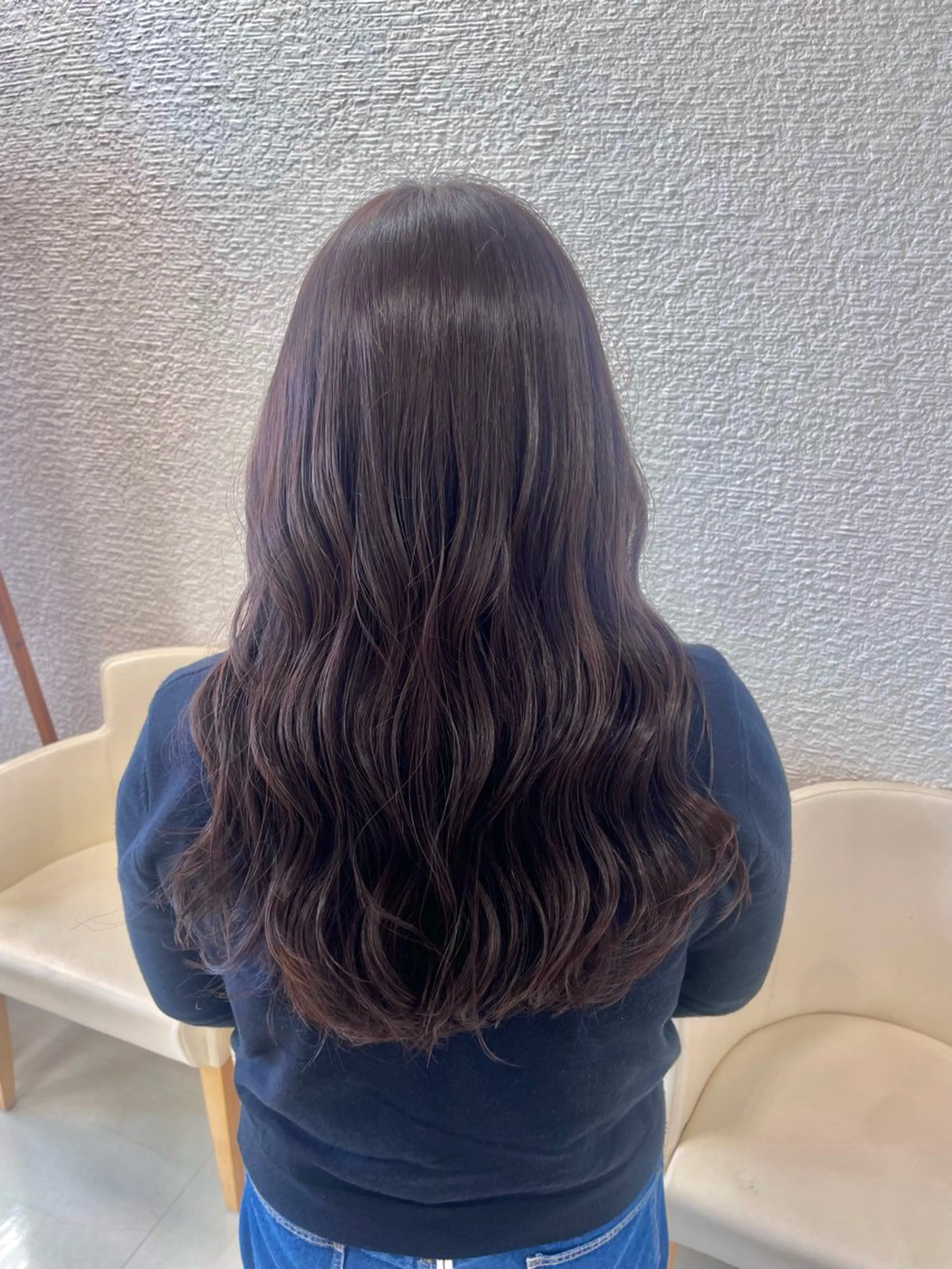 ロング 透明感ワンカラー🎀 レイヤー/AOのヘアスタイル