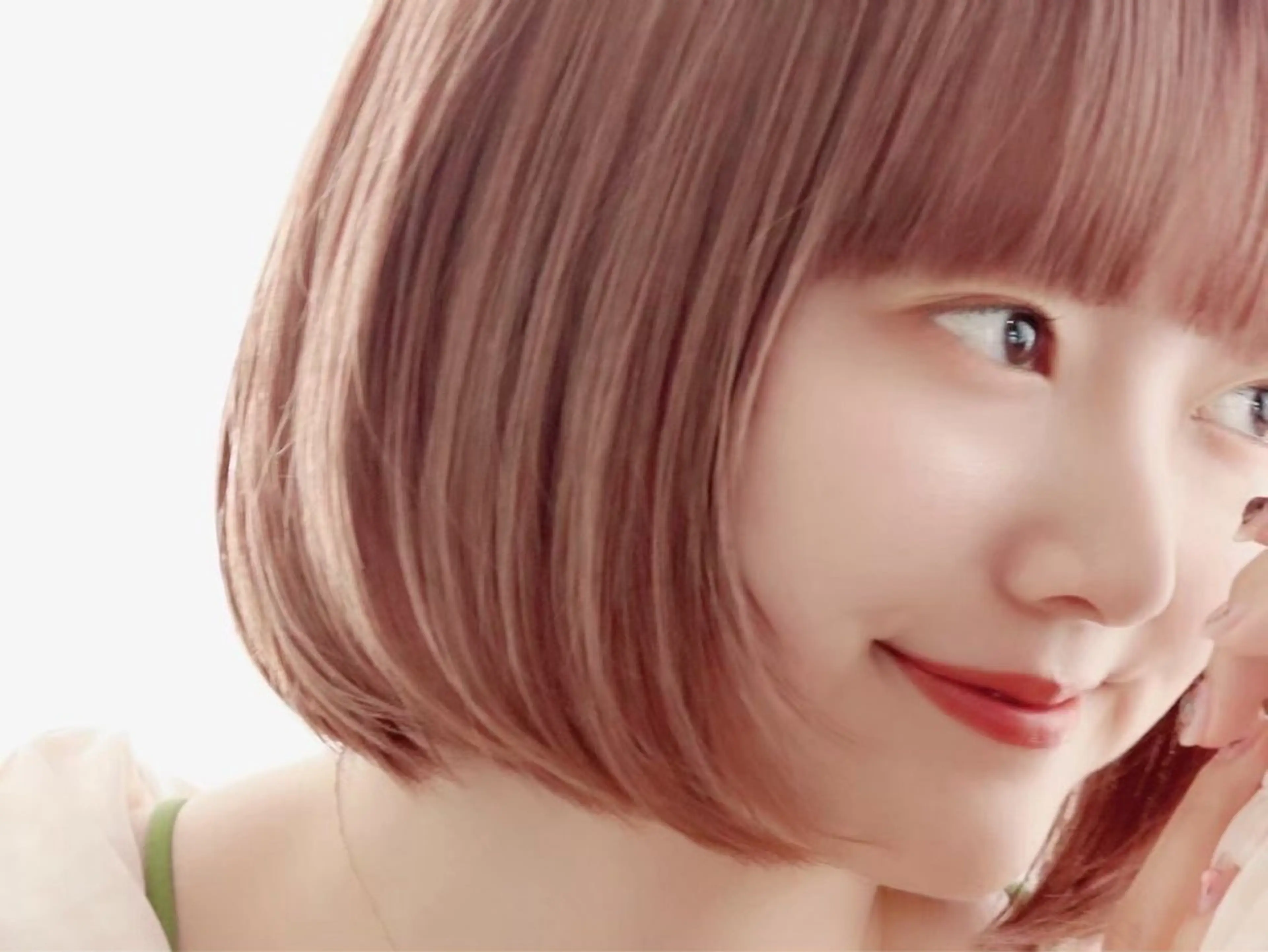 カラー 縮毛矯正 大野 愛代莉のヘアスタイル