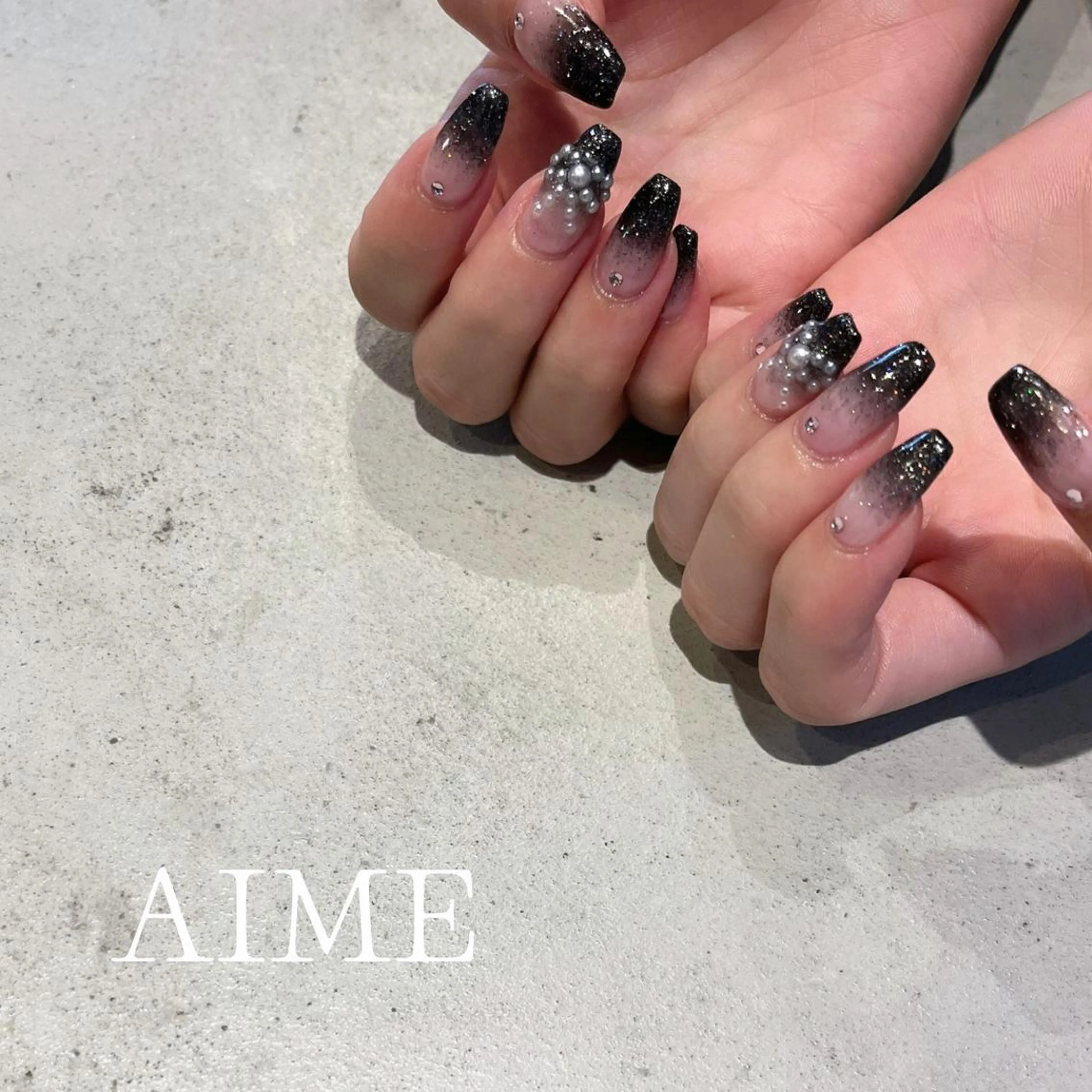 ネイル アートネイル ハンドネイル AIME （momo）のネイルデザイン