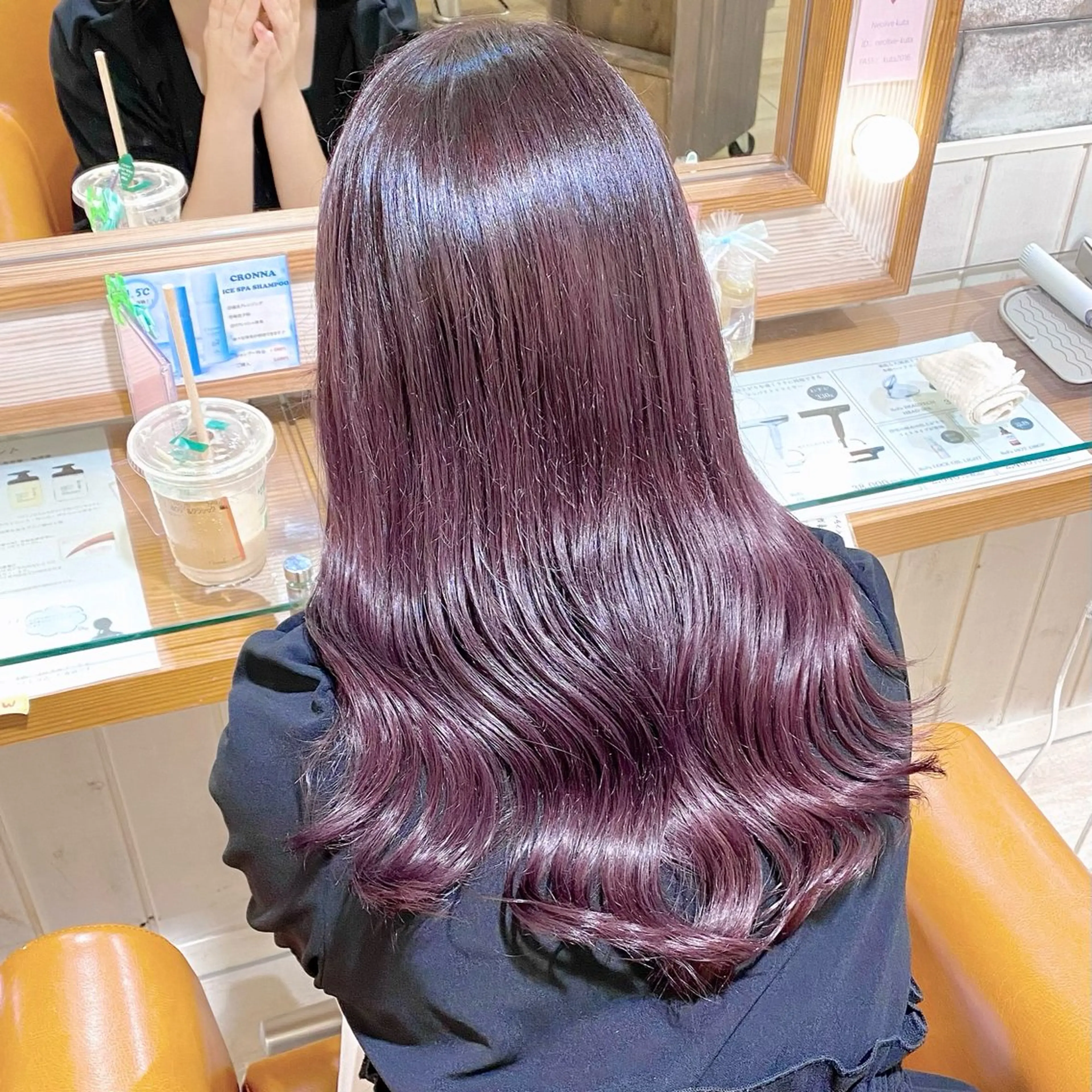 セミロング カラー ブリーチ ラベンダーカラー ピンクカラー ピンクラベンダー 🌸小島友梨香🌸 ブリーチカラーのヘアスタイル