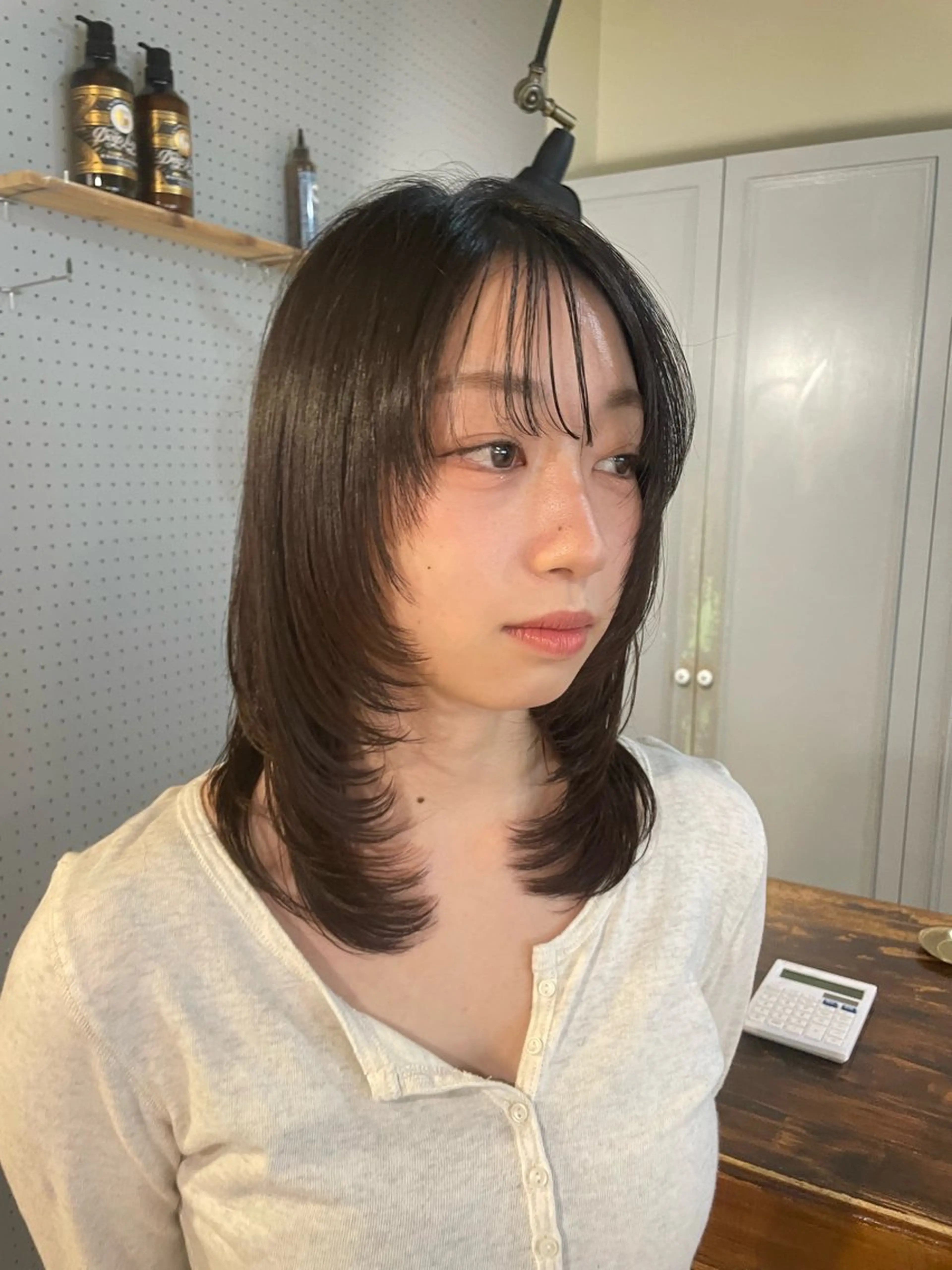 ミディアム カラー カット ヘアカラー トリートメント 🤩噂のMr.髪ポジ ティブ®️yu🤩のヘアスタイル