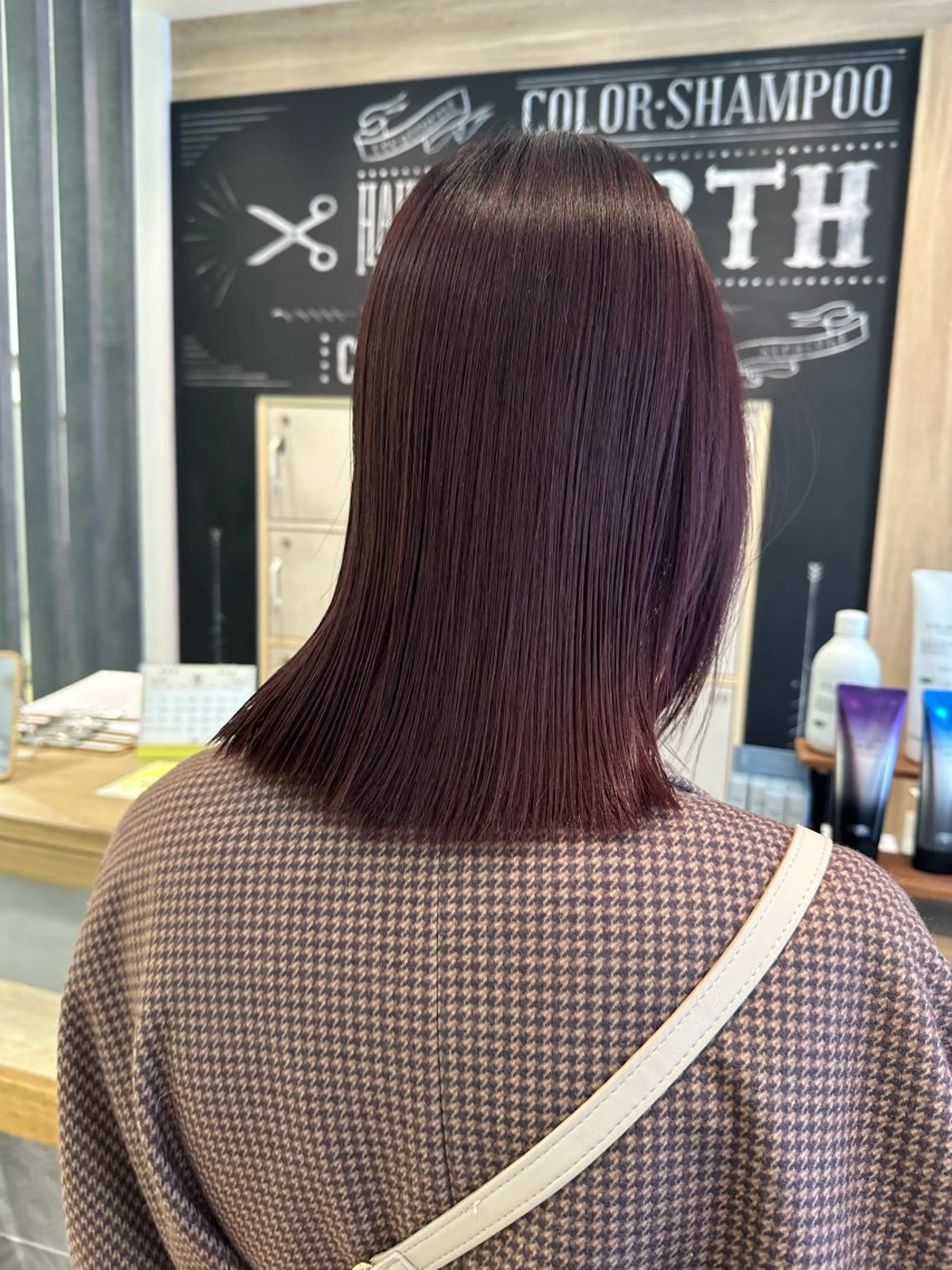ミディアム カット ヘアカラー トリートメント 🩰 柔らかいカラー tomomi🌛のヘアスタイル