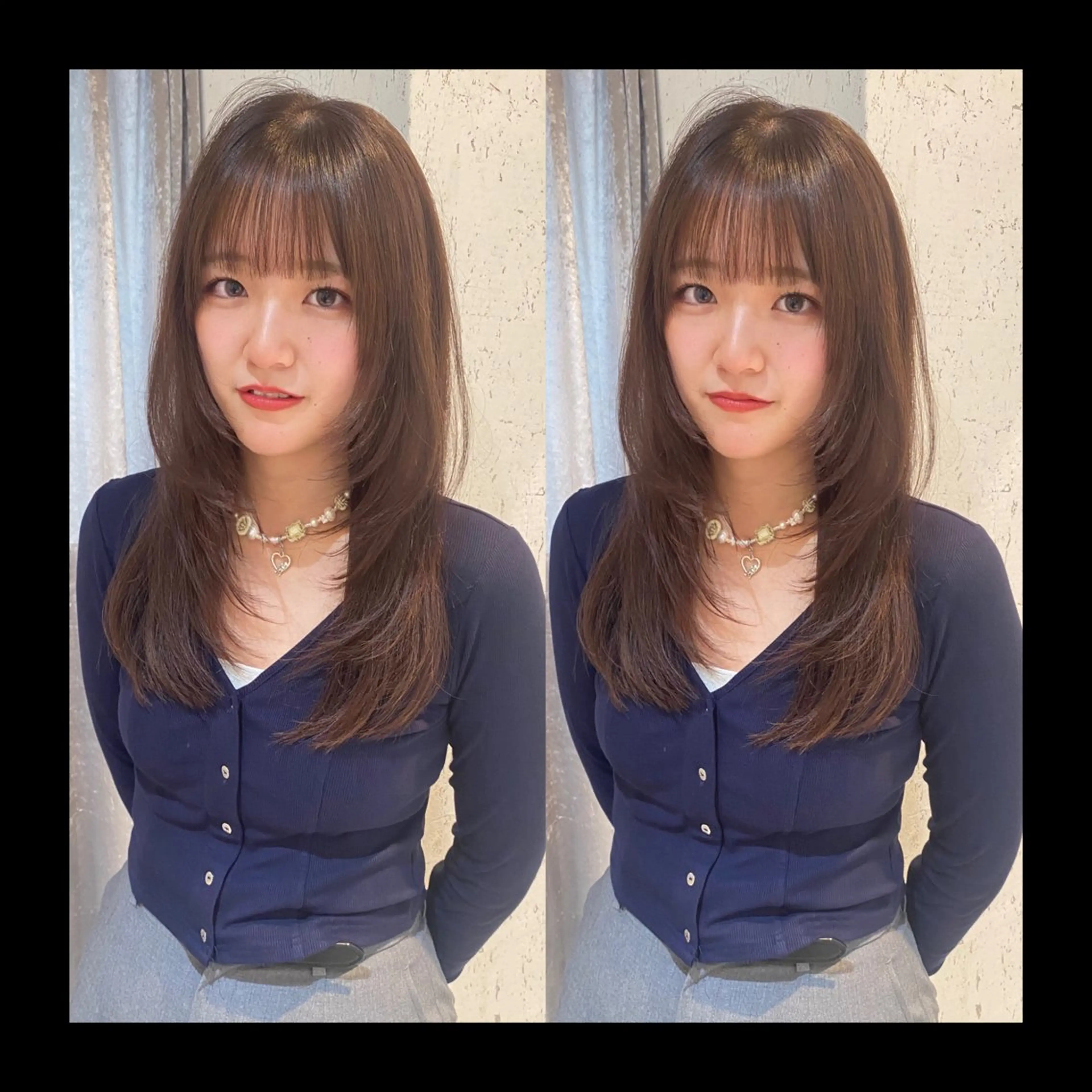 ロング カラー ブラウンカラー カット ヘアカラー トリートメント mai / linoah˚✧のヘアスタイル