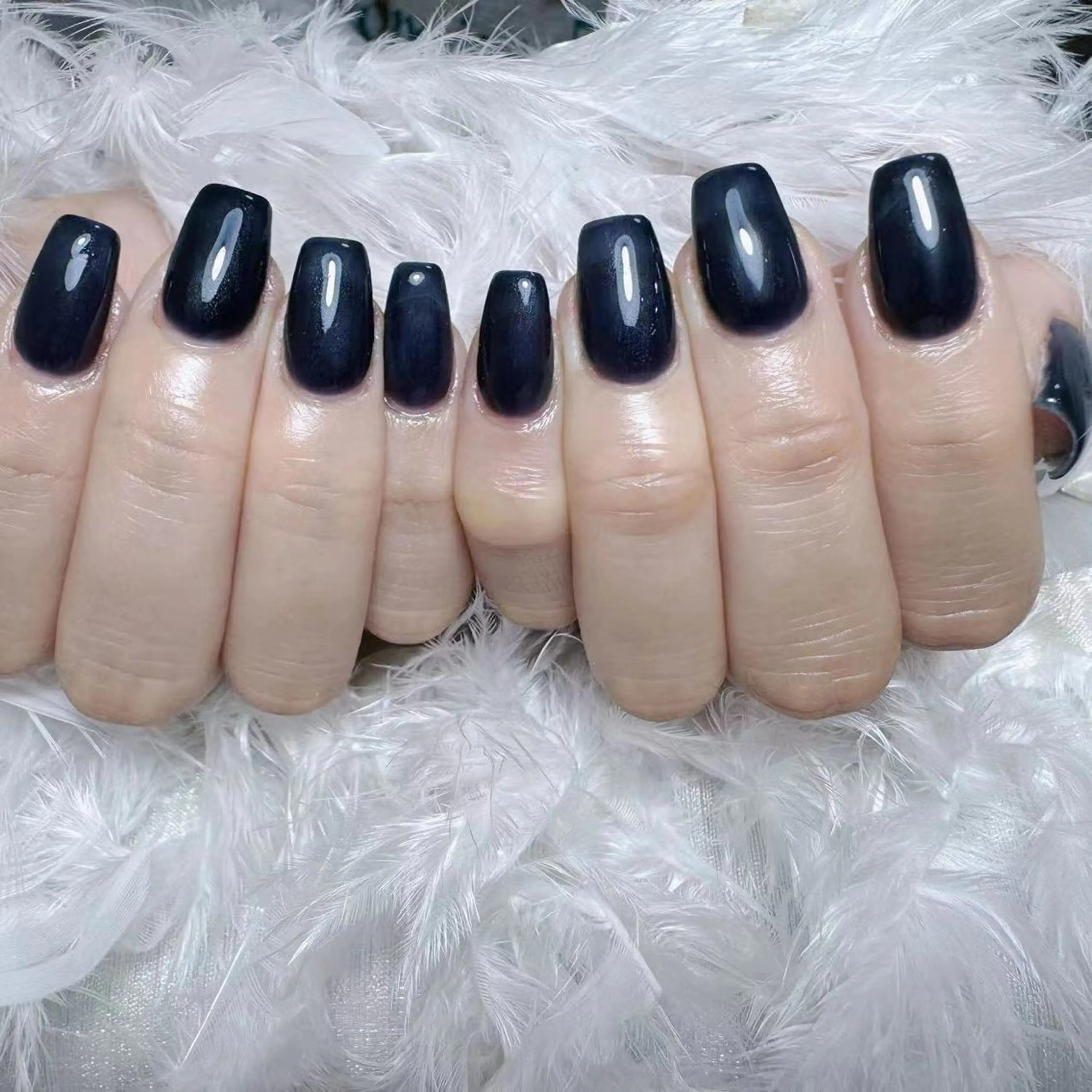 ネイル アートネイル オーロラネイル フラッシュネイル ガーリー キラキラネイル ハンドネイル Diamond NAIL💝のネイルデザイン