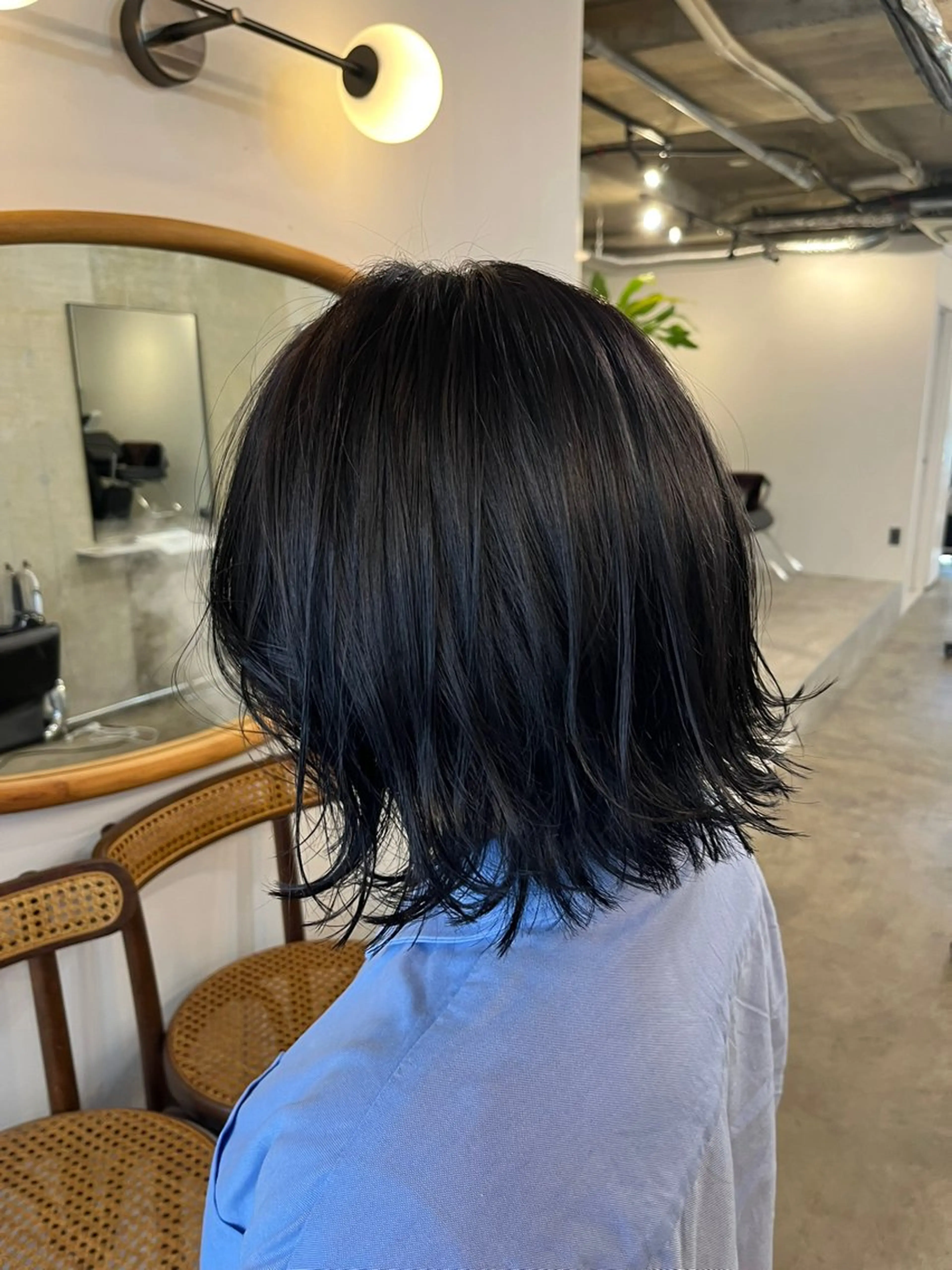 ミディアム モモセ ユメトのヘアスタイル