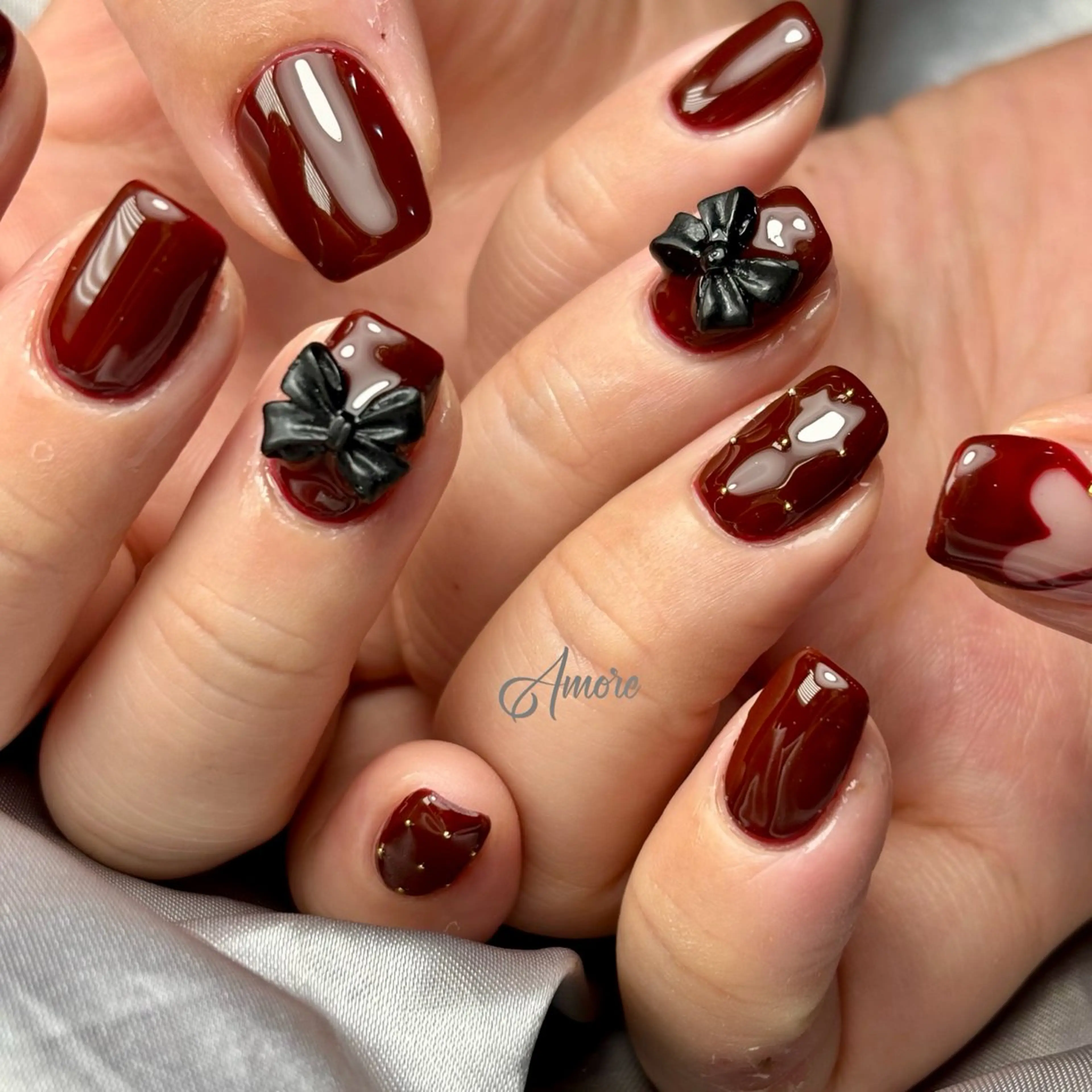 ネイル ジェルネイル キラキラネイル 韓国ネイル マグネットネイル パラジェル You kyehwaのネイルデザイン