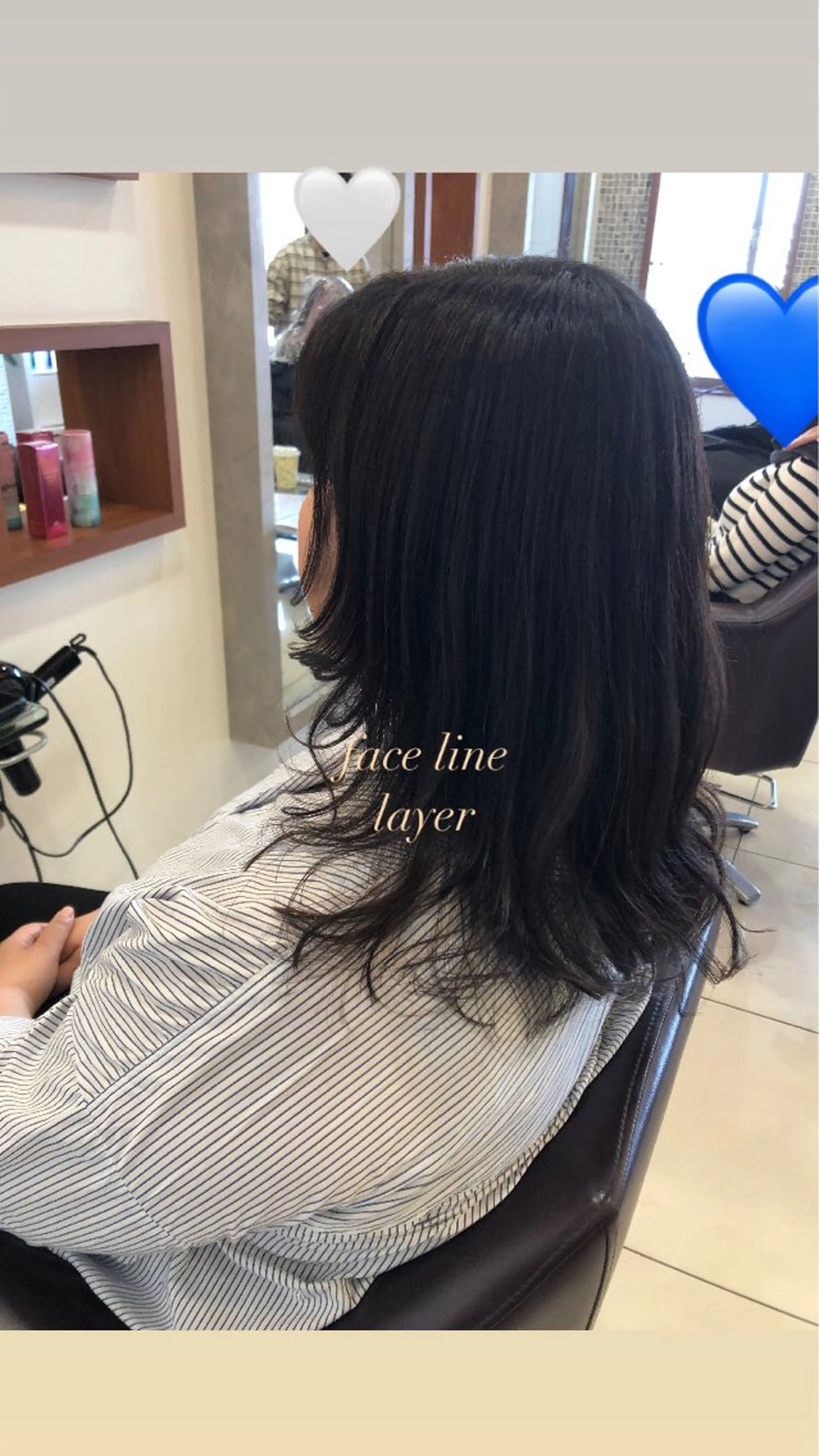 セミロング 加瀬 真弓のヘアスタイル