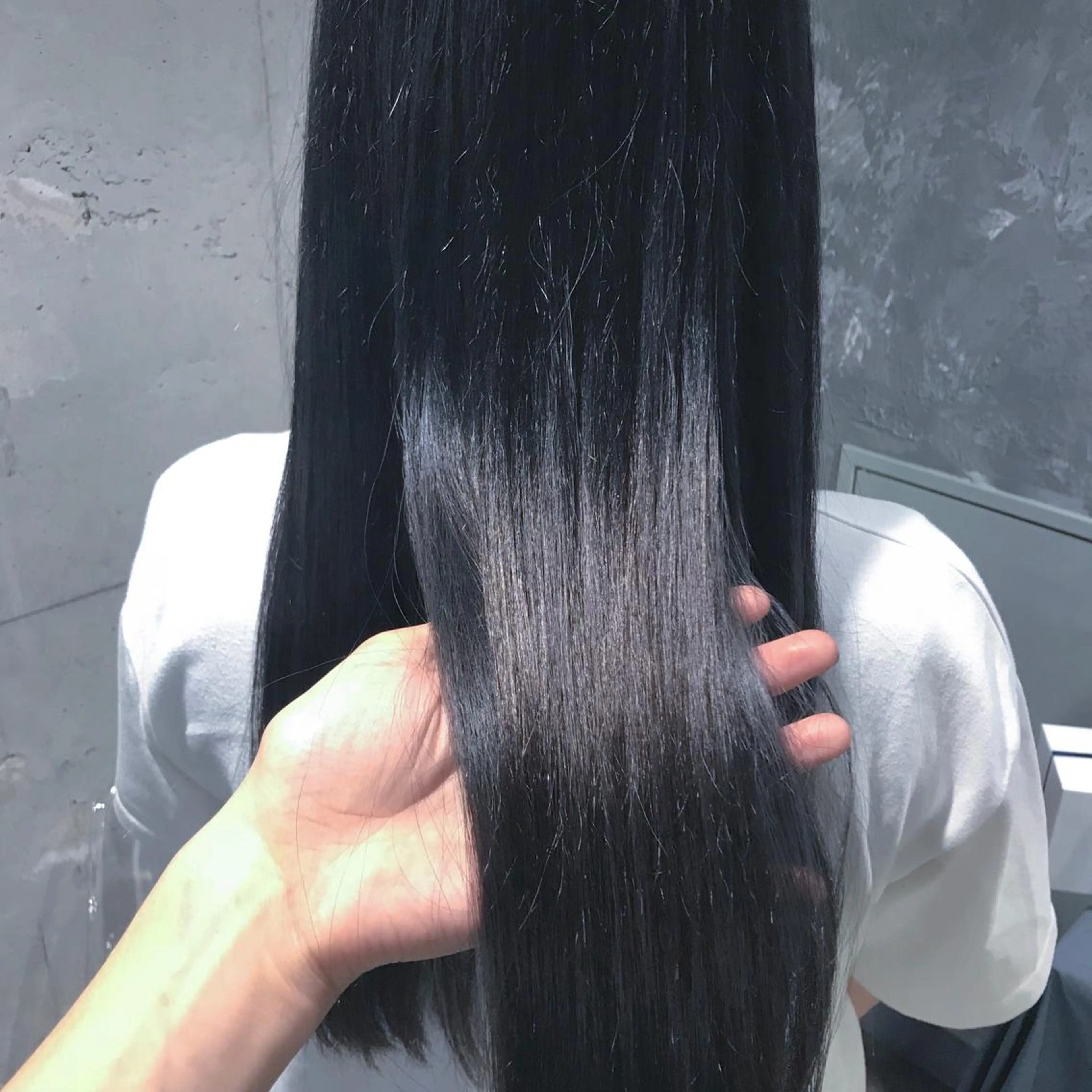 ロング カラー ヘアアレンジ TONE所属・透明感カラー/ 韓国ヘア/縮毛矯正のヘアスタイル