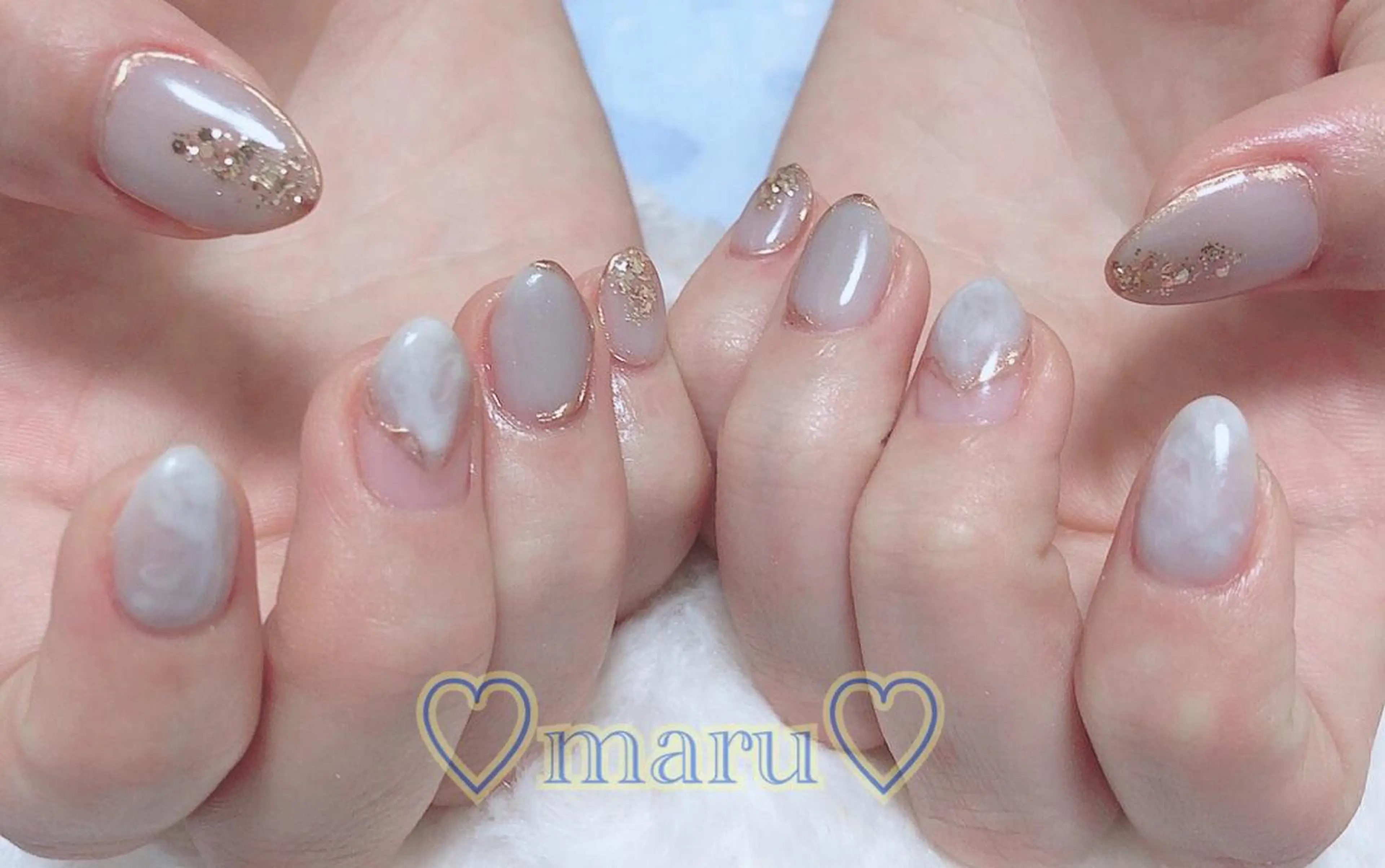 ネイル ハンドネイル フットネイル まるみ ♡のネイルデザイン