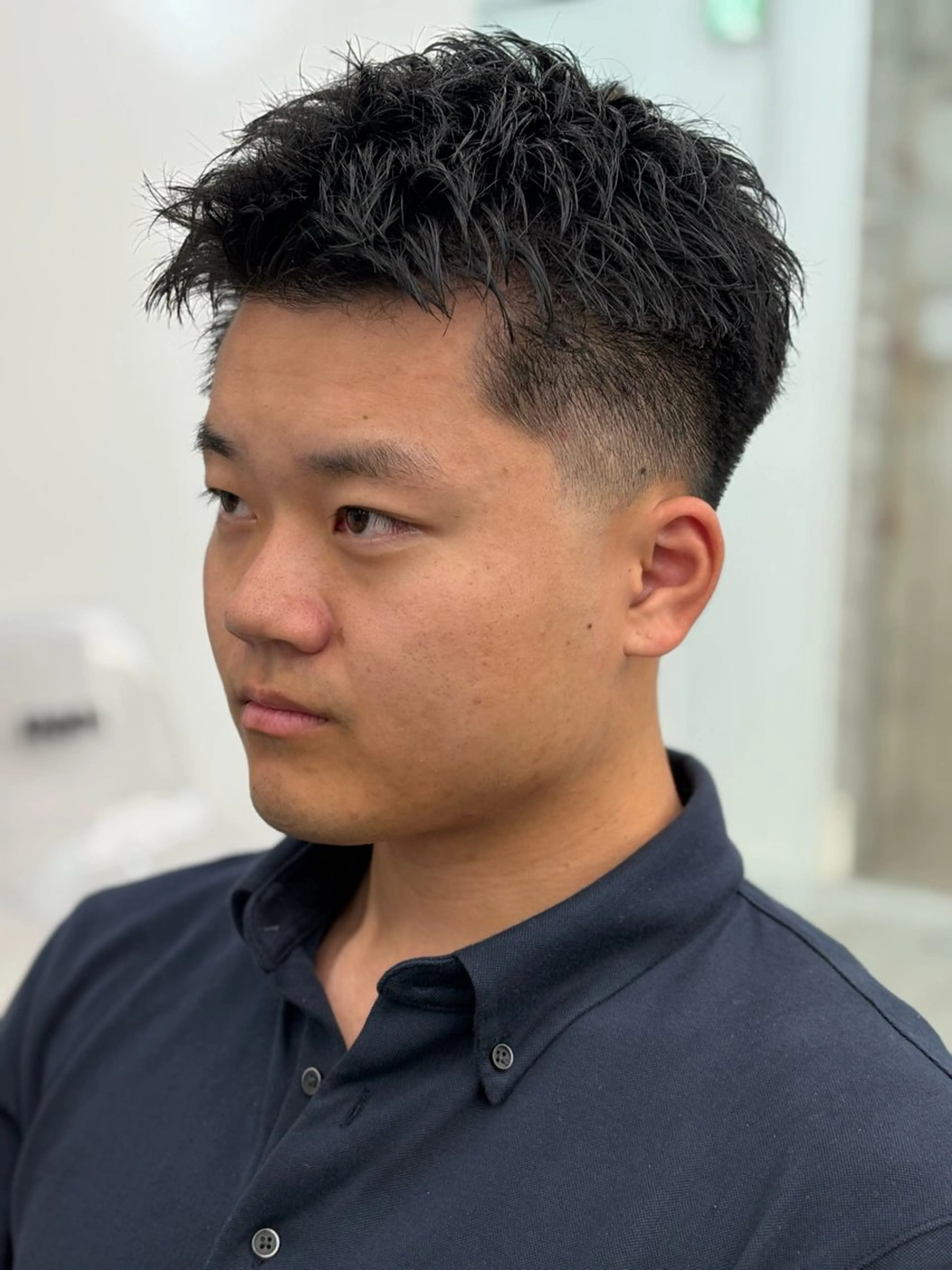 メンズ カット メンズパーマ特化 福岡正真のヘアスタイル