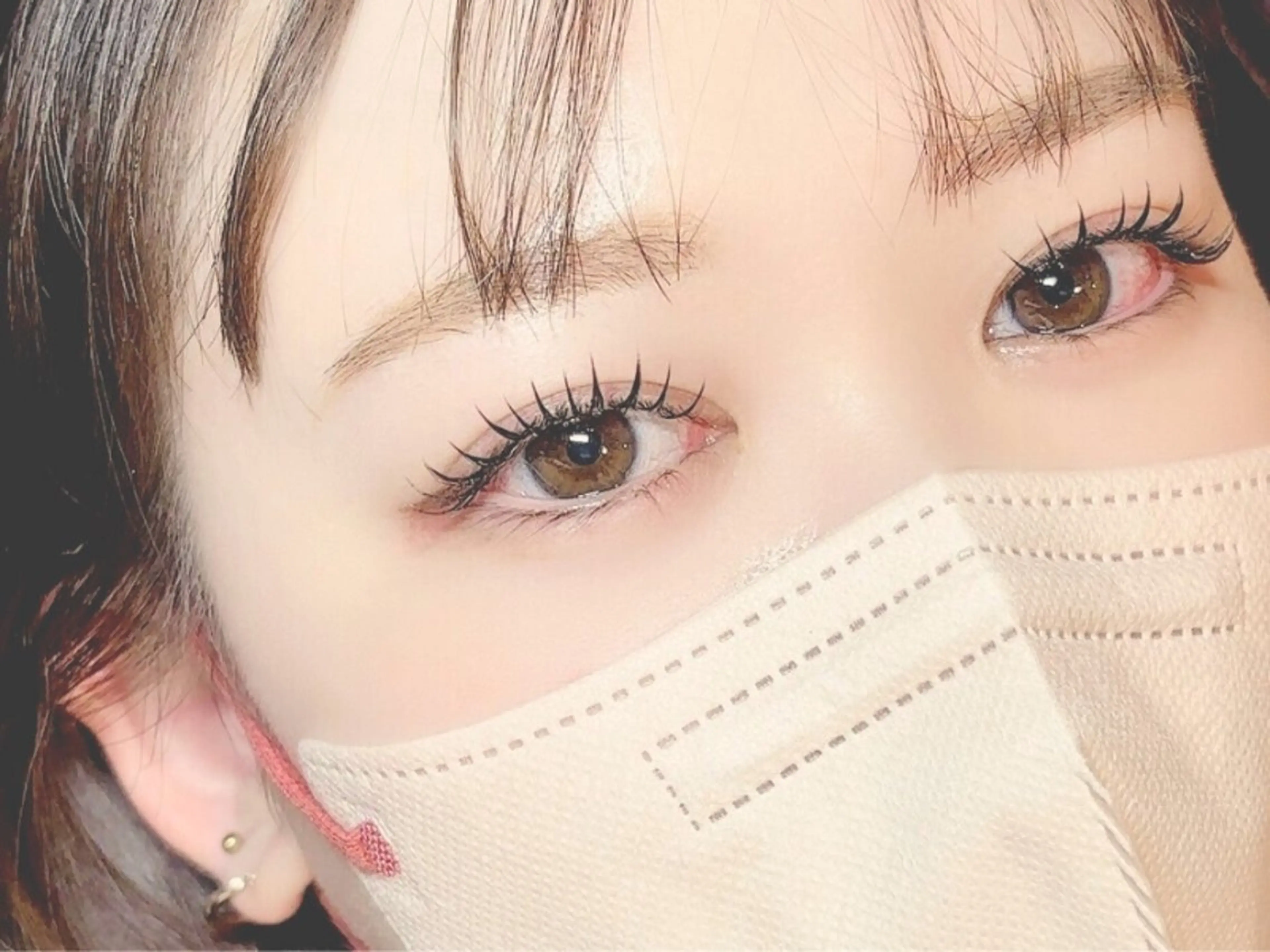 ⭐️LEDエクステ80本×パーマ⭐️オフなしの写真