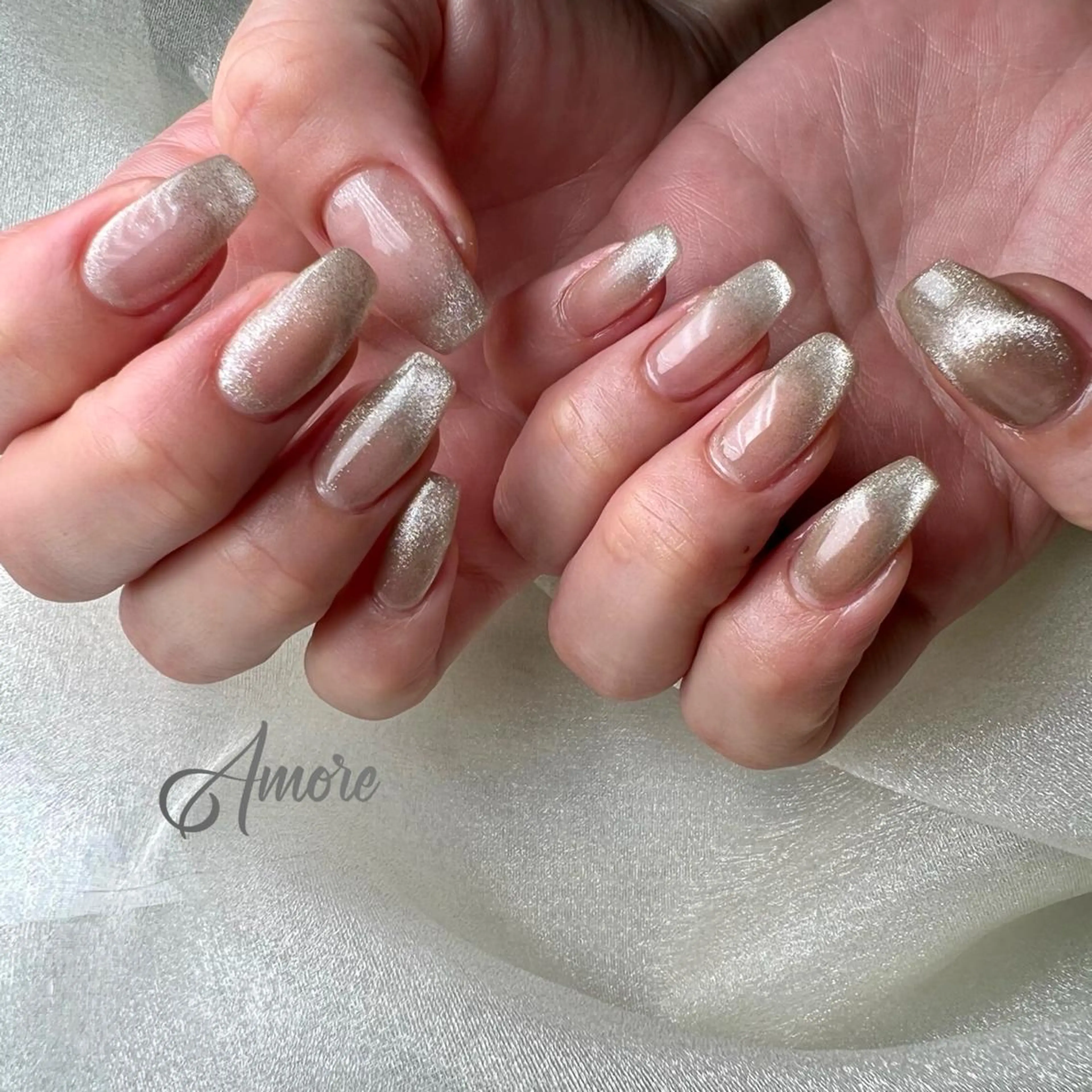 ネイル ジェルネイル 氷ネイル・うるうるネイル マグネットネイル ミラーネイル ニュアンスネイル ハンドネイル ハンドケア You kyehwaのネイルデザイン