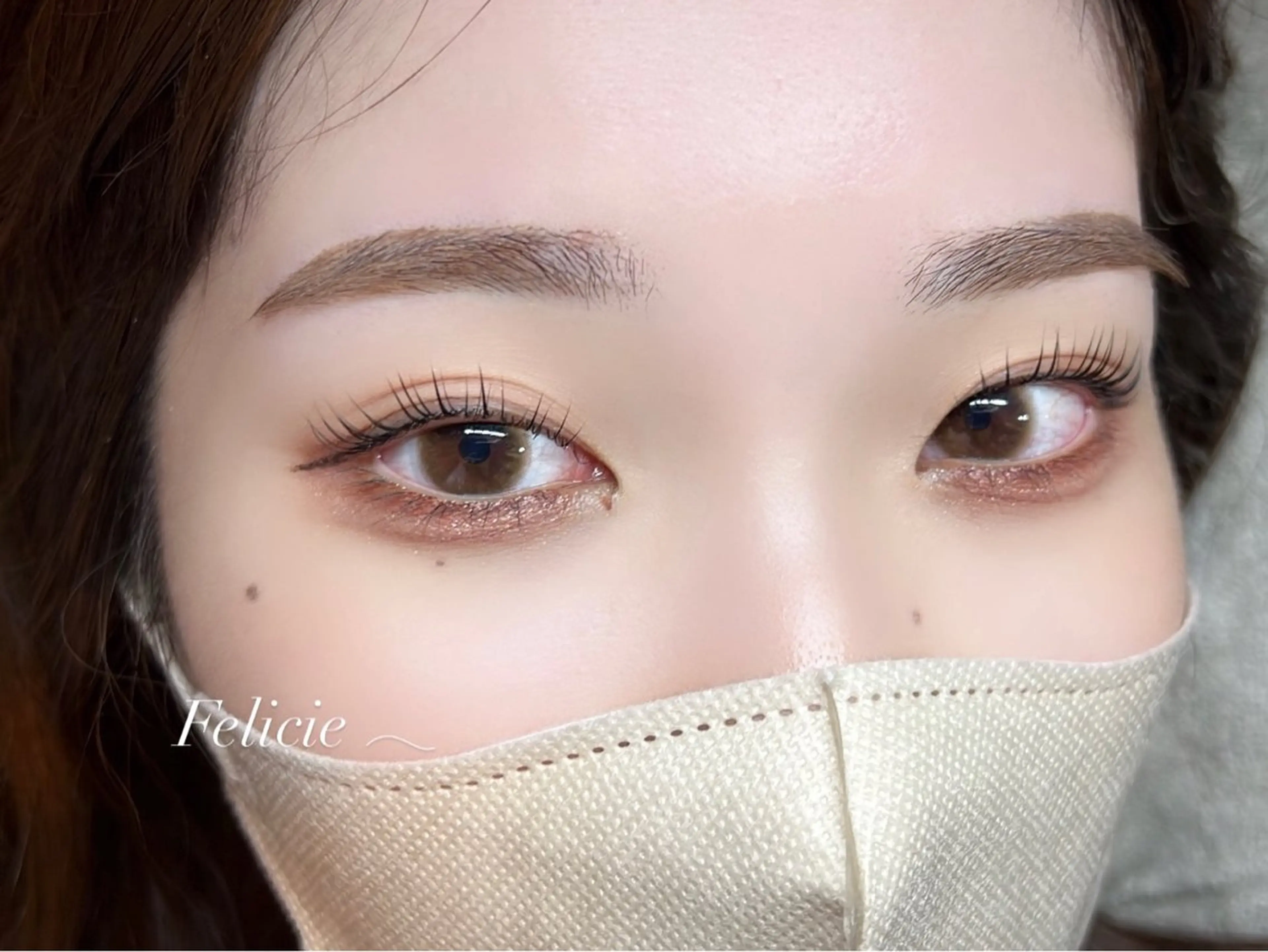 マツエク・マツパ パリジェンヌラッシュリフト マツパ Felicie＊ Sayakaのマツエク・マツパデザイン