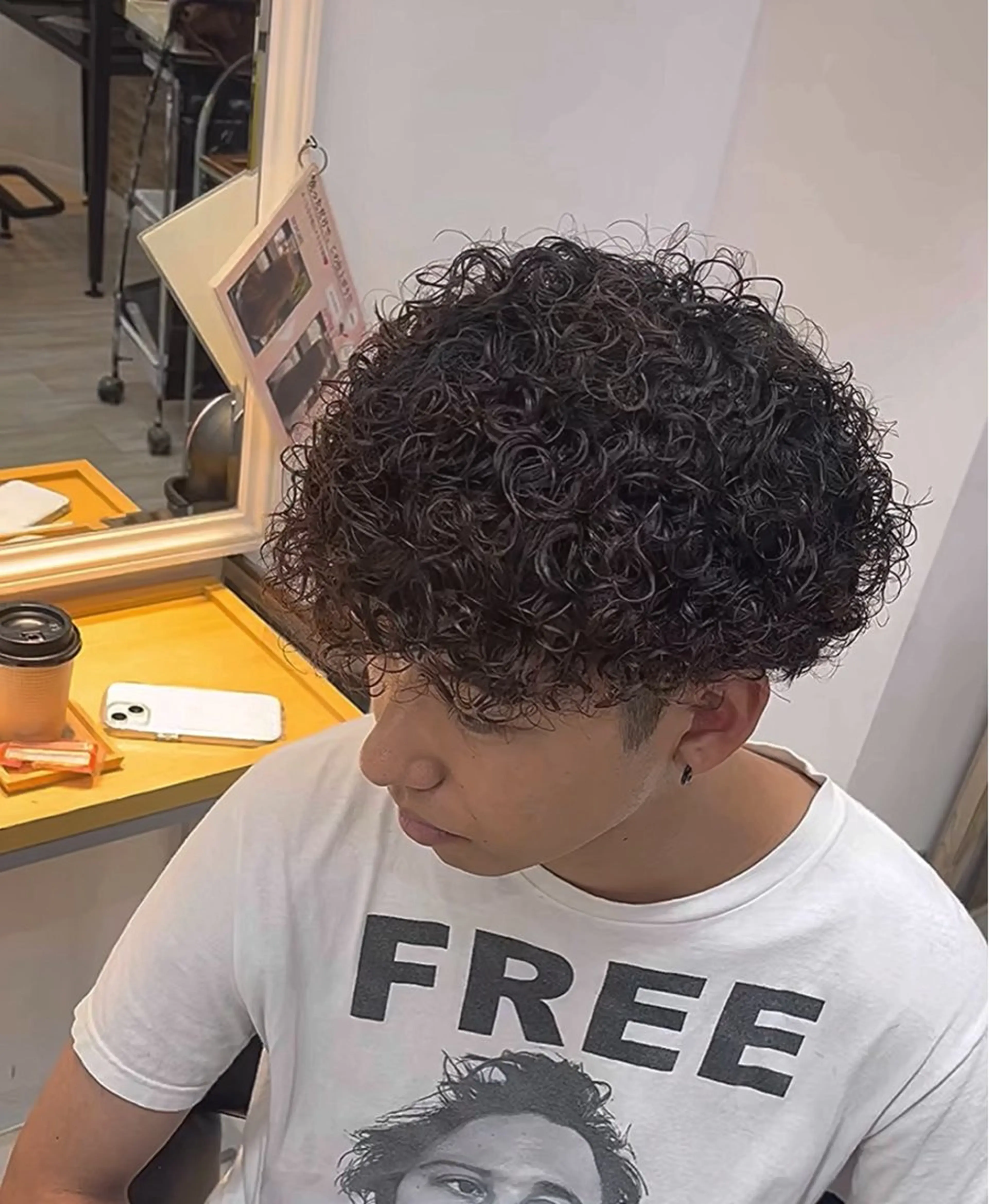 ミディアム パーマ メンズ Utata literie所属・嵯峨 大地/パーマ/ ハード系/特殊系のヘアスタイル