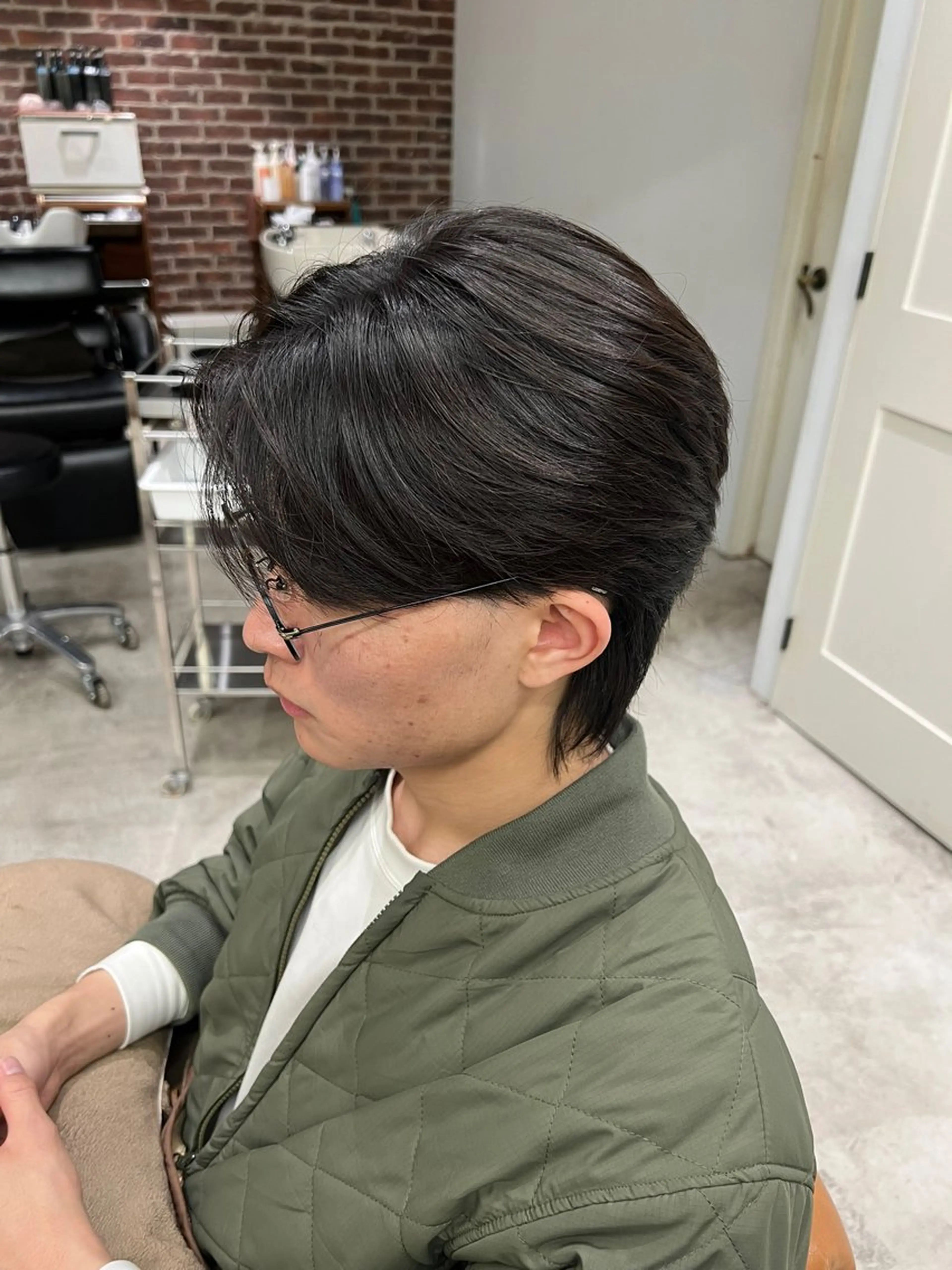 ミディアム カット ヘアセット 山野愛子美容室　銀座店所属・tomoメンズ特化 /パーマ/カットのヘアスタイル