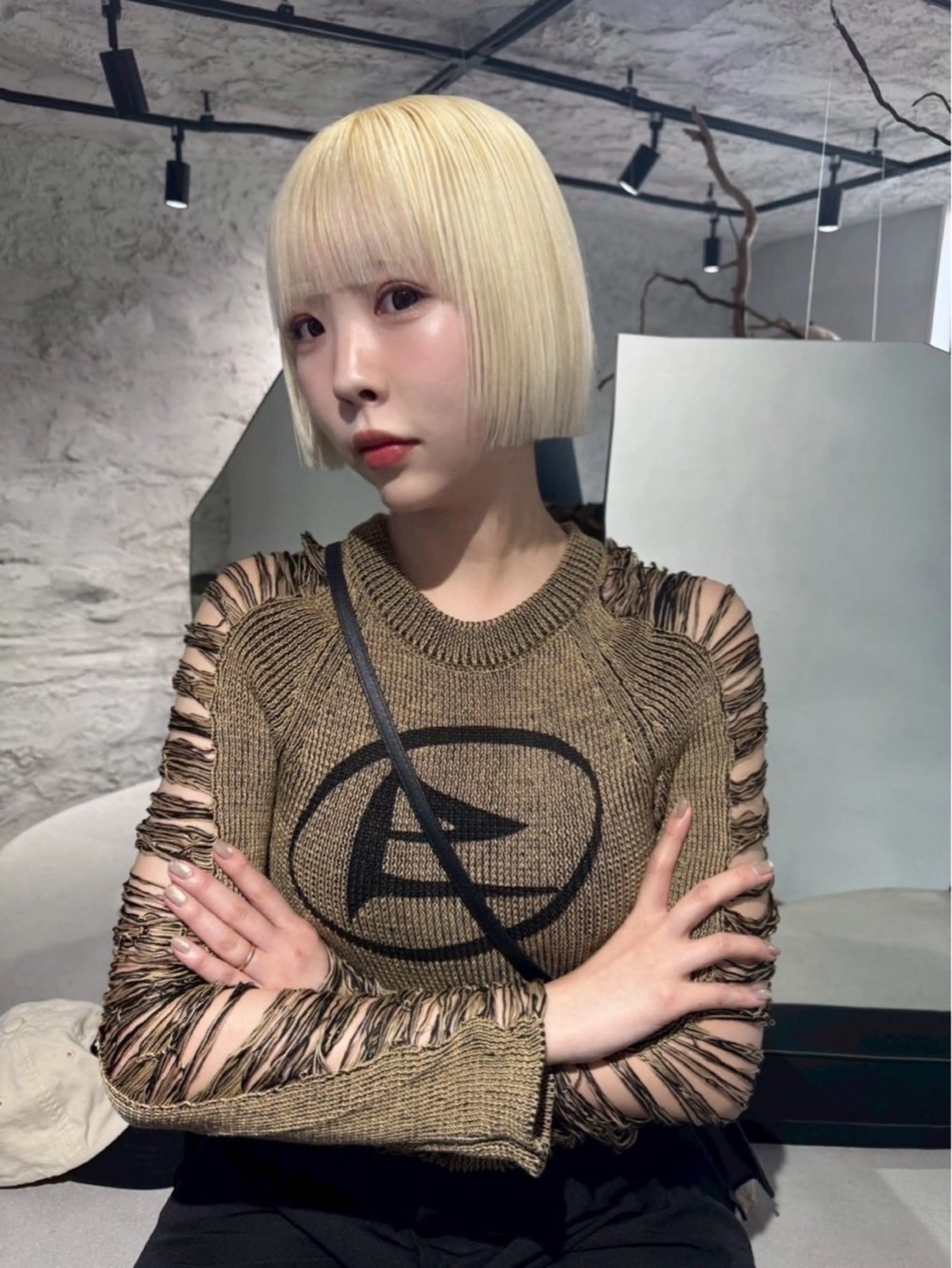 ショート カラー ¥0モデル募集中 カット/パーマのヘアスタイル