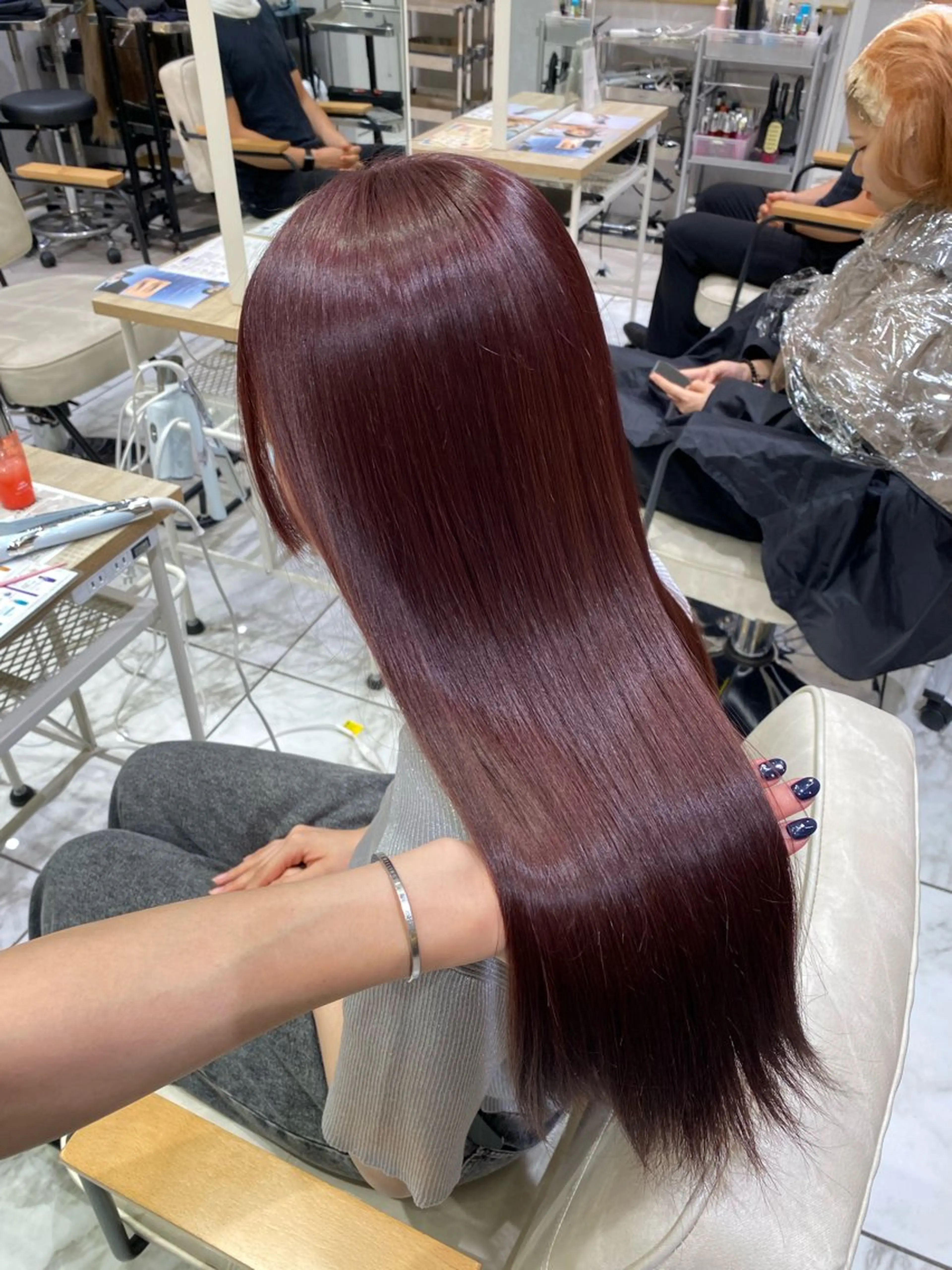 ロング ヘアカラー hina☺︎ 髪質改善/ストレートのヘアスタイル