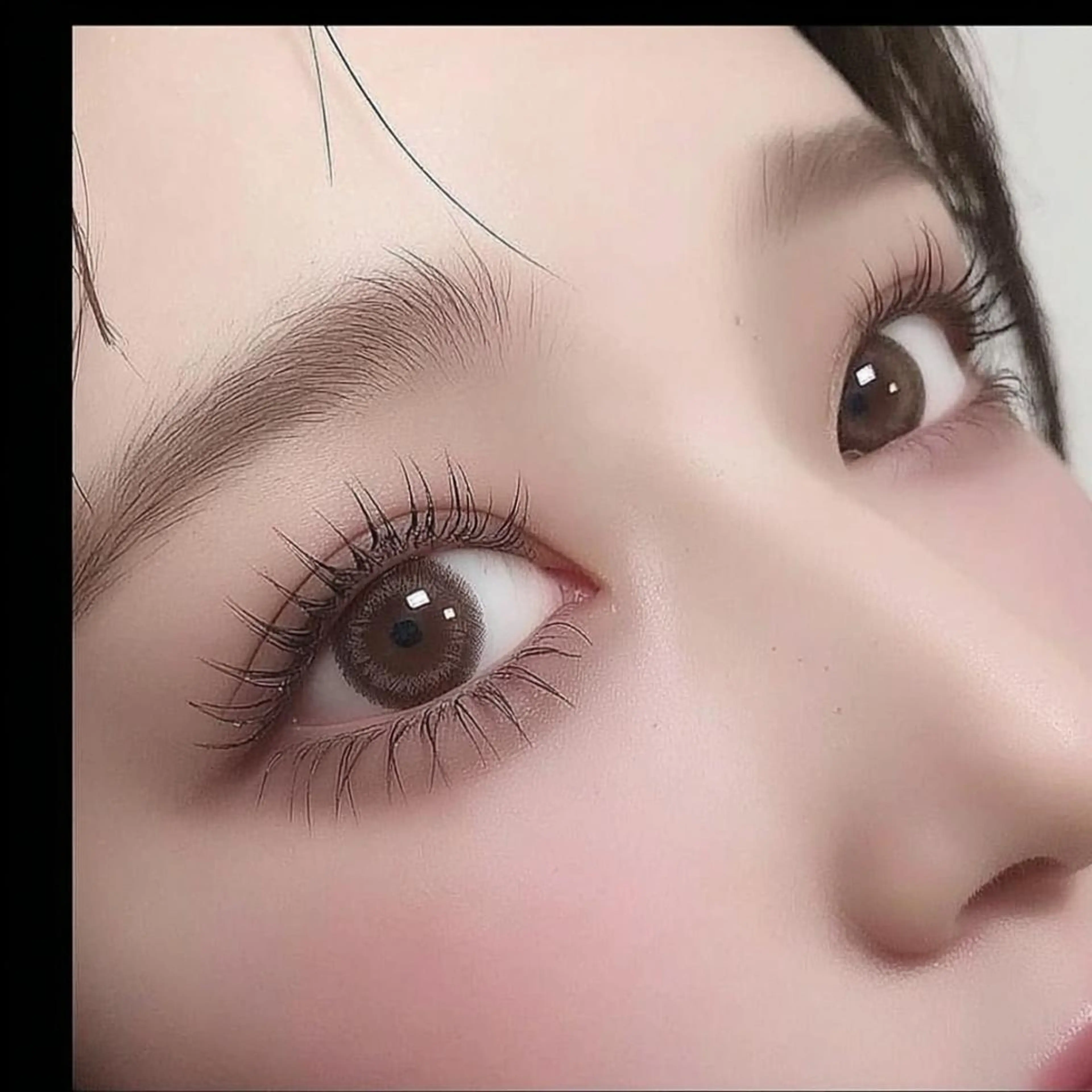 マツエク・マツパ 束感まつ毛 フラットラッシュ ナチュラル パリジェンヌラッシュリフト まつげパーマ マツパ sakura🎀 /プラチナムドールのマツエク・マツパデザイン