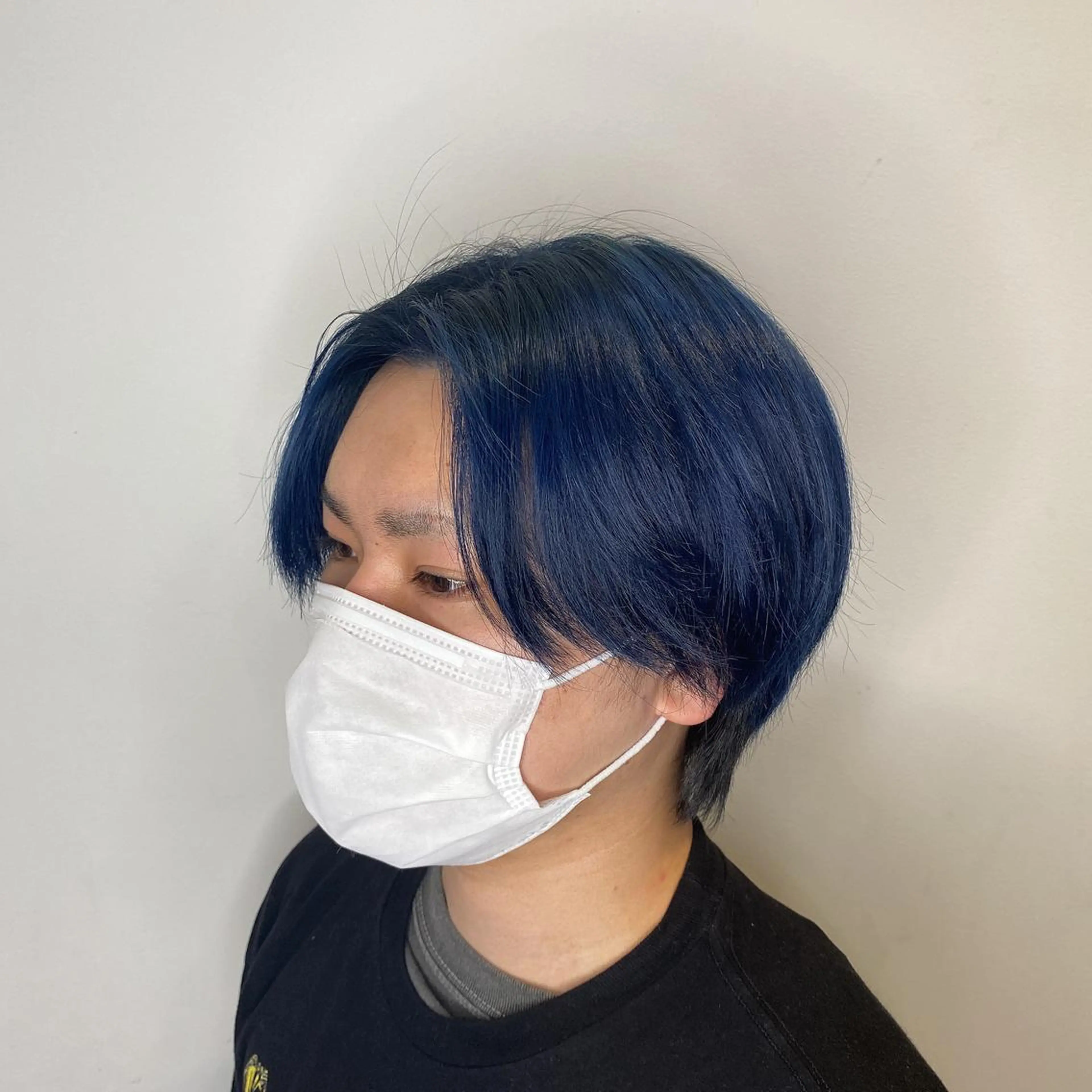 ショート カラー メンズ 酸スト/フェザー パーマ/三谷海斗のヘアスタイル